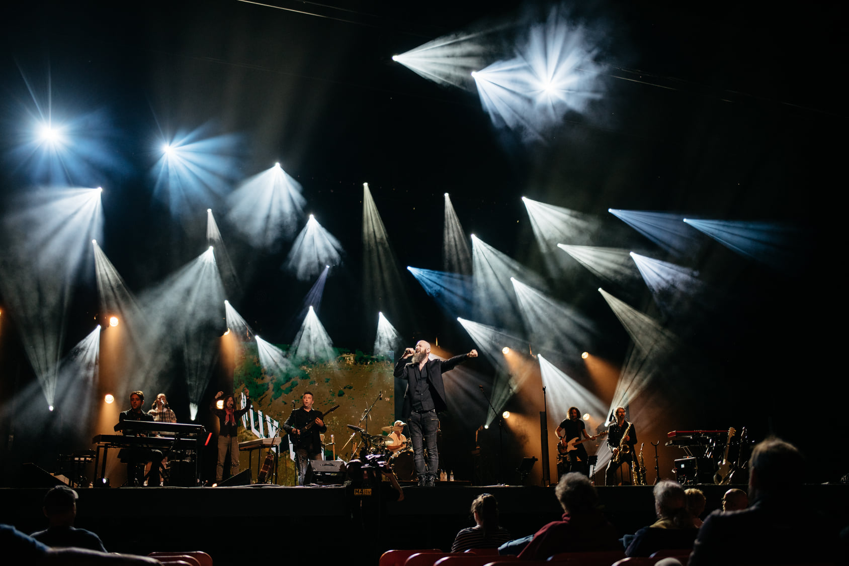 Les musiciens de School, l’hommage à Supertramp, en spectacle. (Photo gracieuseté)