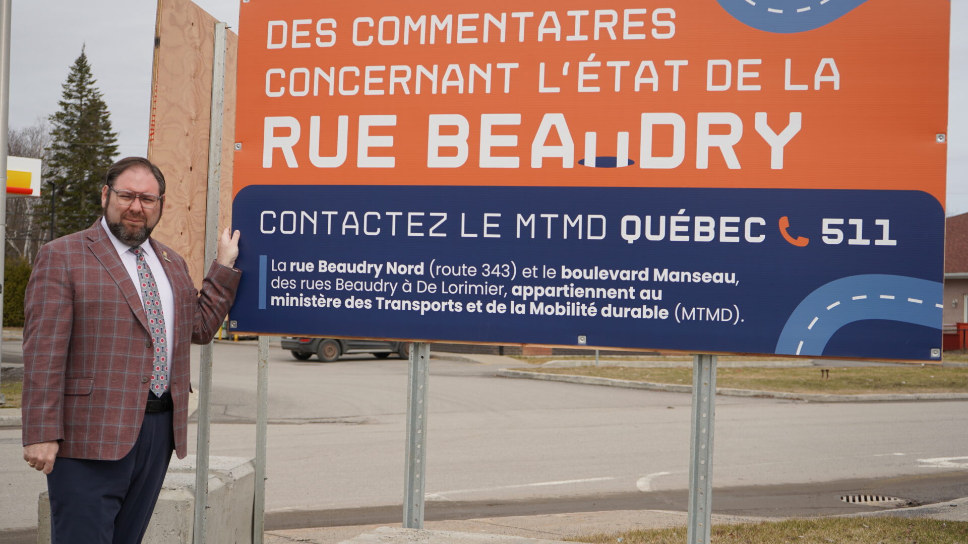 Le maire de Joliette, Pierre-Luc Bellerose, refuse que sa ville s’endette pour payer des infrastructures qui ne lui appartiennent pas. (Photo gracieuseté)