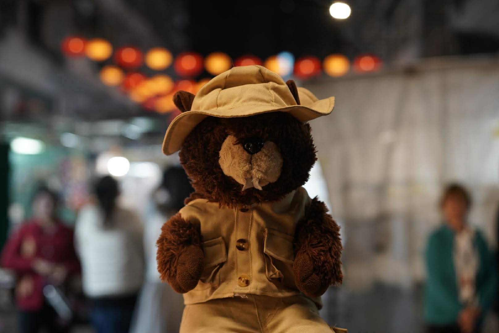 Le castor en peluche Sika parcourt le monde pour le plaisir des enfants. (Photo gracieuseté)