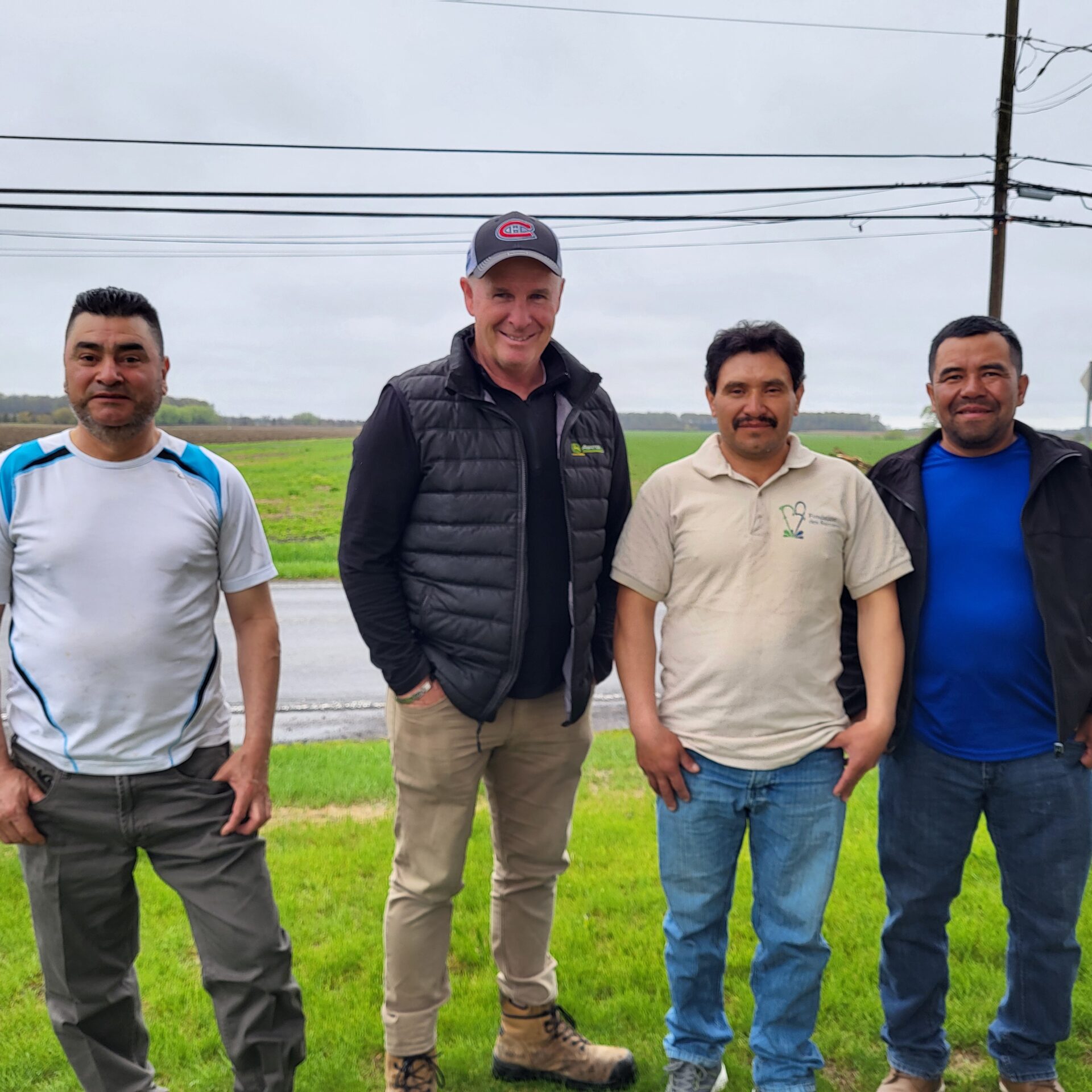 Byron Lopez, Pascal Forest, Noe Bonilla et Juan Jose Vasquez.
Photo Médialo - Mélissa Blouin
