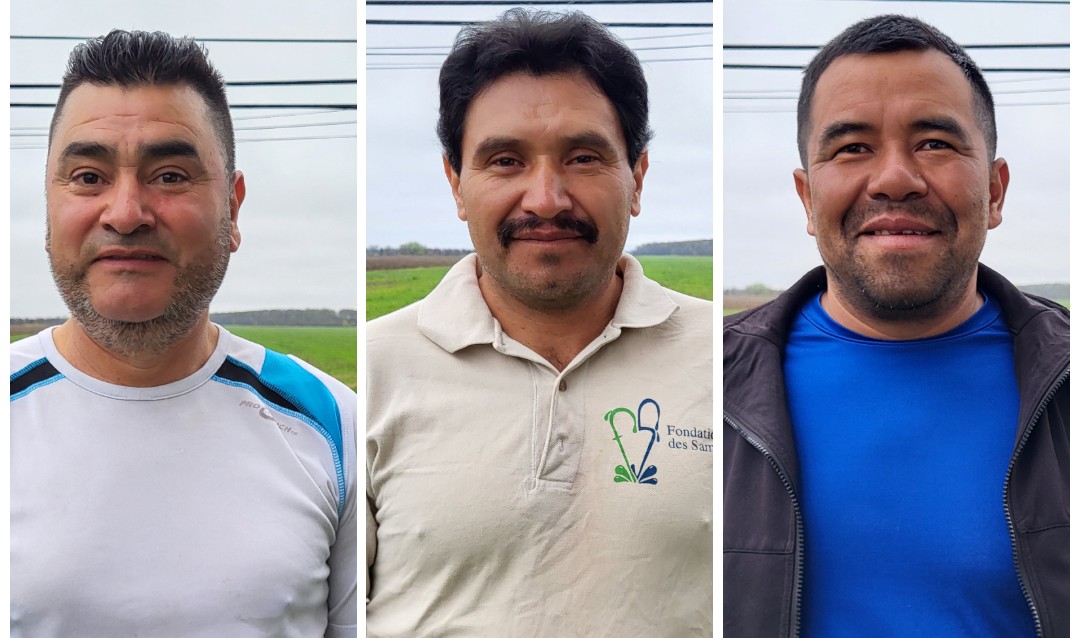 Byron Lopez, Noe Bonilla et Juan Jose Vasquez.
Photos Médialo- Mélissa Blouin