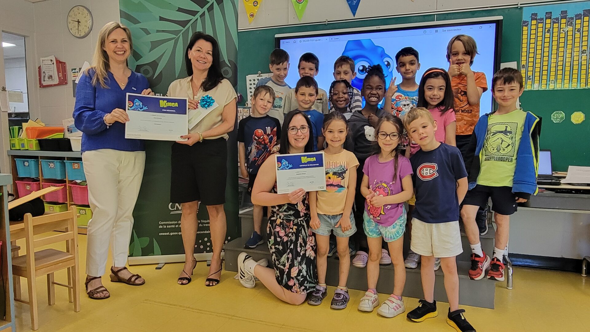 L’école Entramis a été nommée comme lauréate pour la région de Lanaudière. Photo gracieuseté 