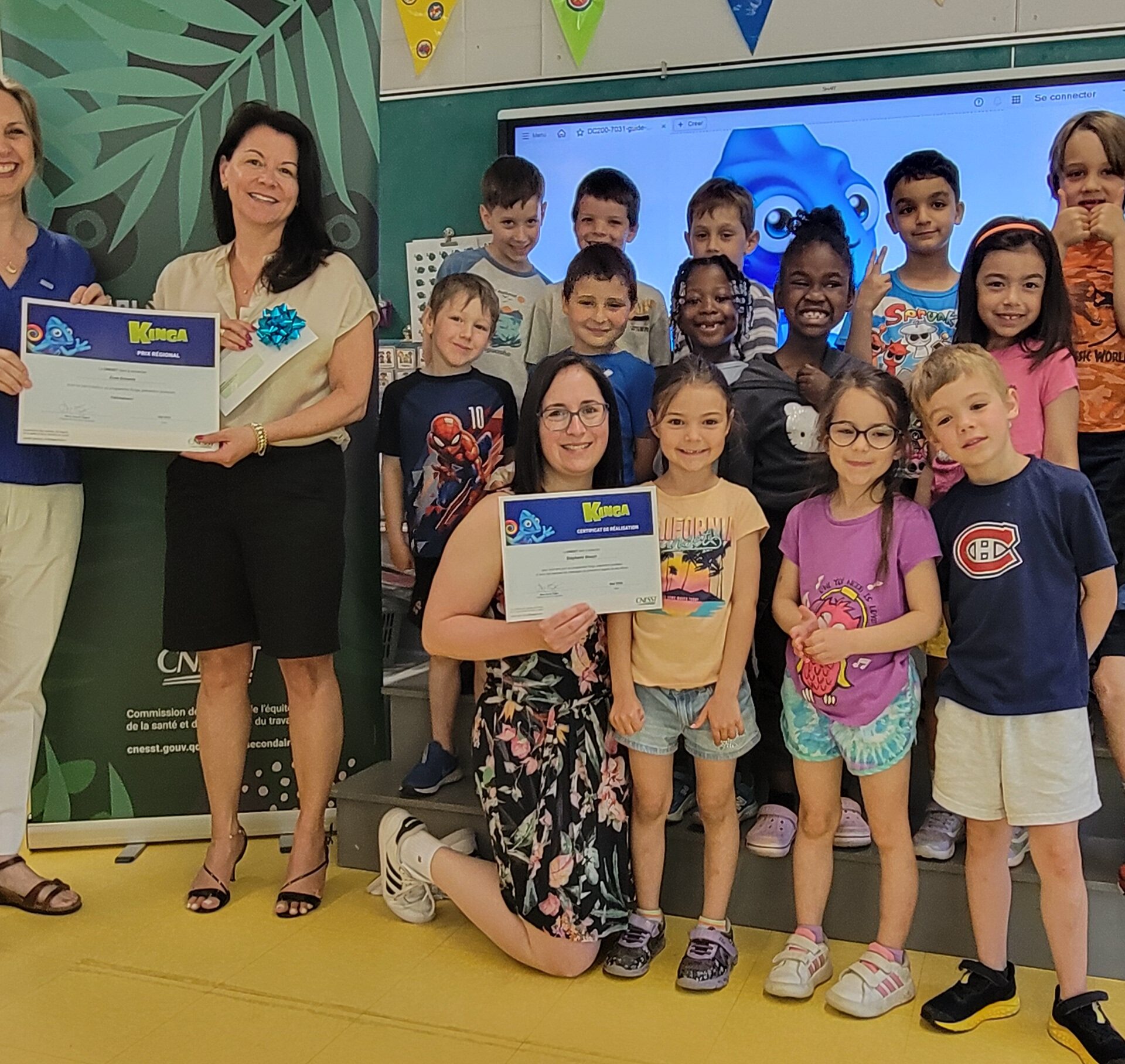 L’école Entramis a été nommée comme lauréate pour la région de Lanaudière. Photo gracieuseté 