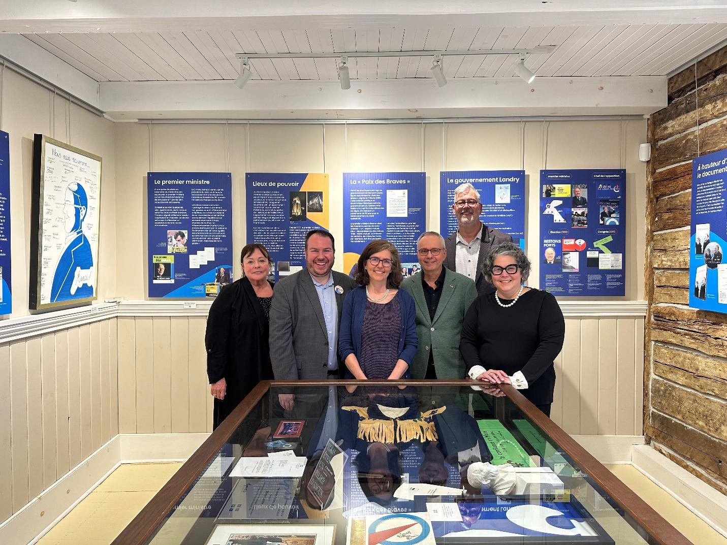 Lisette Therrien, Dave Turcotte, Pascale Landry, Alain Lavigne, Sylvain Pominville et Josyanne Forest.  Photo gracieuseté 
