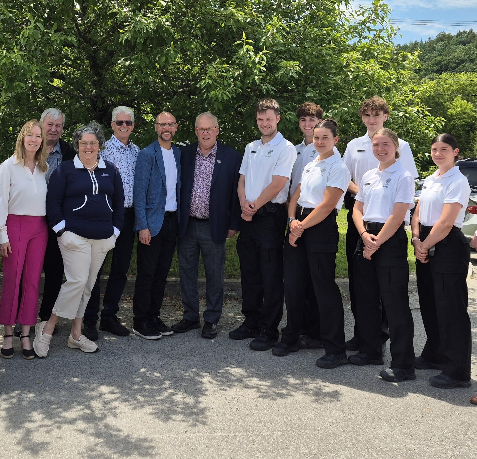 Les cadets de la MRC de Montcalm. (Photo gracieuseté)