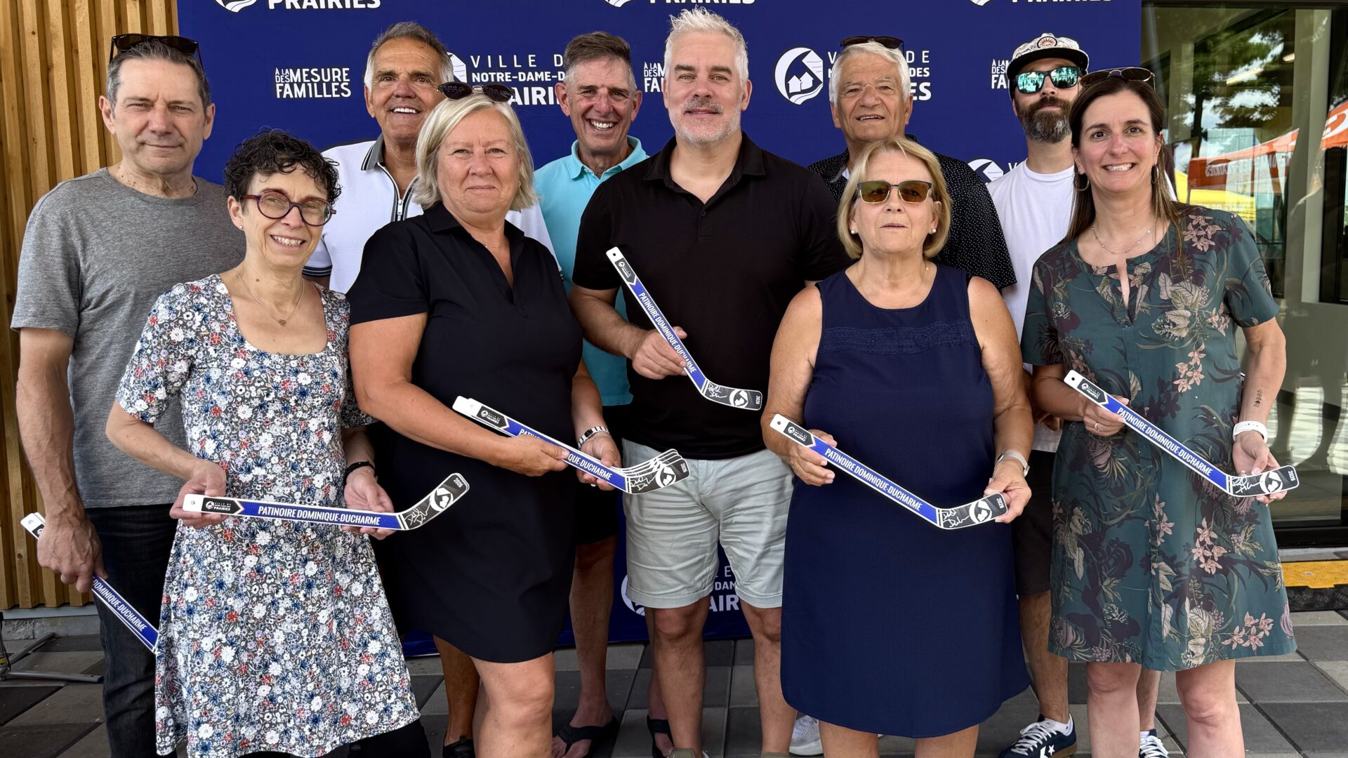 Serge Adam, Marie-Christine Laroche, Sylvain Ste-Marie, Nicole Chevalier, Sylvain Picard, Dominique Ducharme, Suzanne Dauphin, Jean-Guy Forget, Régis Soucy et Marie-Andrée Breault. Photo gracieuseté 