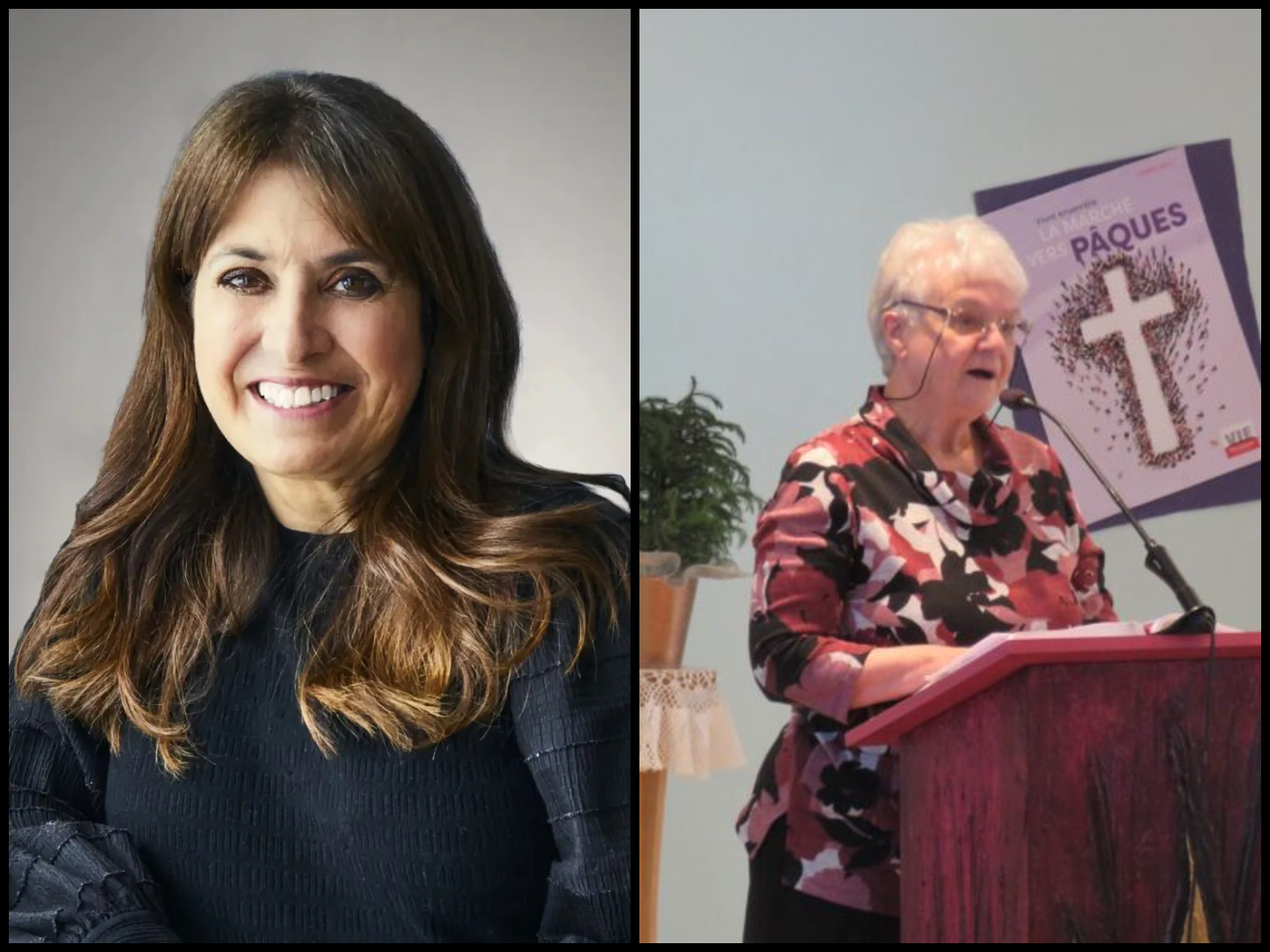 Véronique Hivon et sœur Hectorine Boudreau. (Photos gracieuseté)