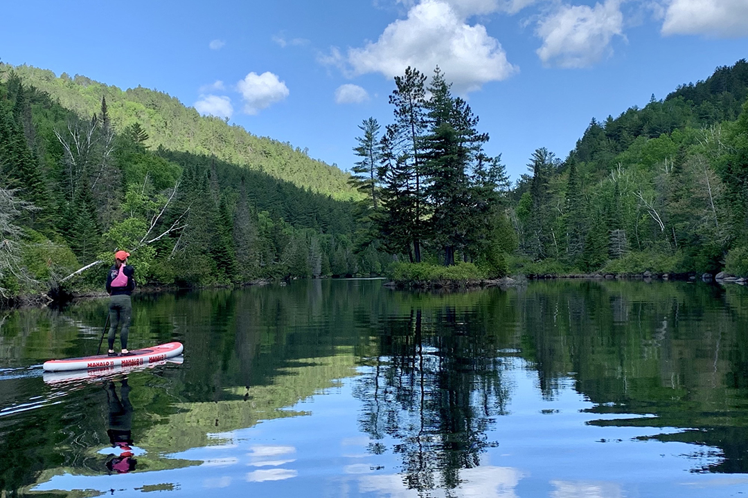 La rivière Ouareau. (Photo gracieuseté – Parcs régionaux de la MRC de Matawinie)
