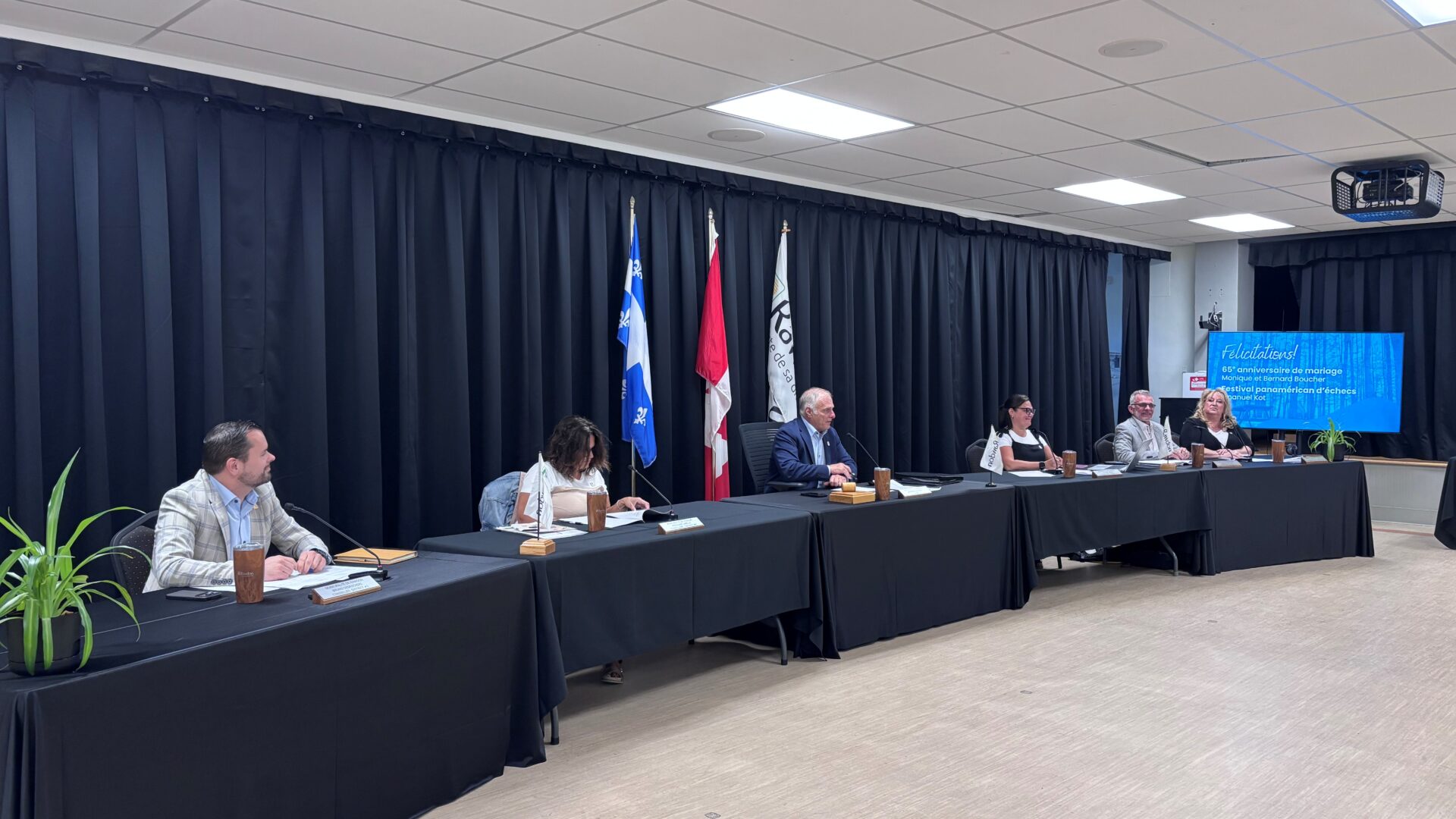 La séance du conseil municipal de Rawdon du 17 août 2026. (Photo Médialo - Élise Brouillette)
