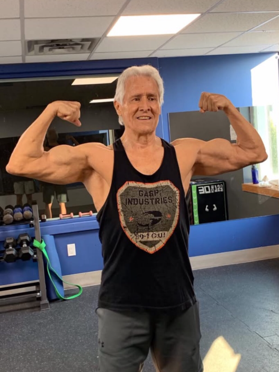 Depuis plus de 50 ans, Marcel Beauregard s’entraine pour demeurer en forme.(Photo gracieuseté)