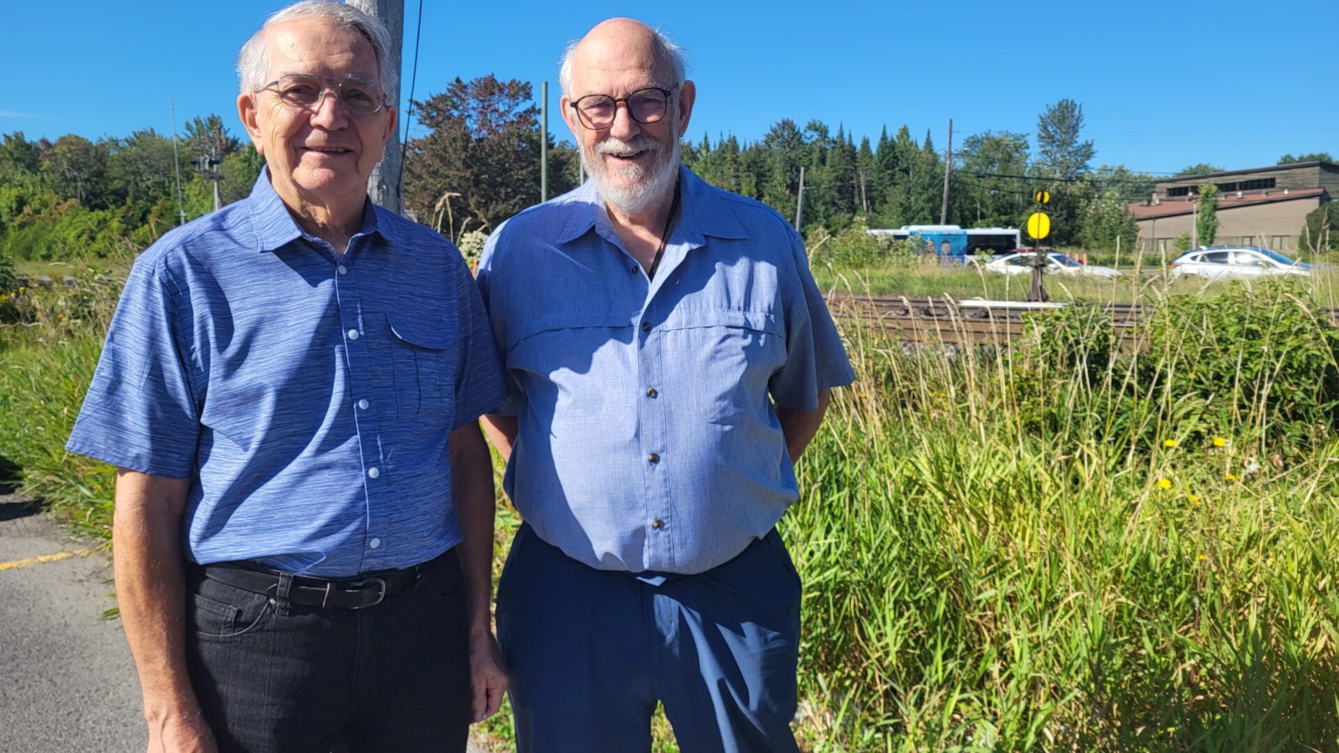 Jean-Marie Gagnon et Jacques Larocque. 
Photo Médialo - Mélissa Blouin