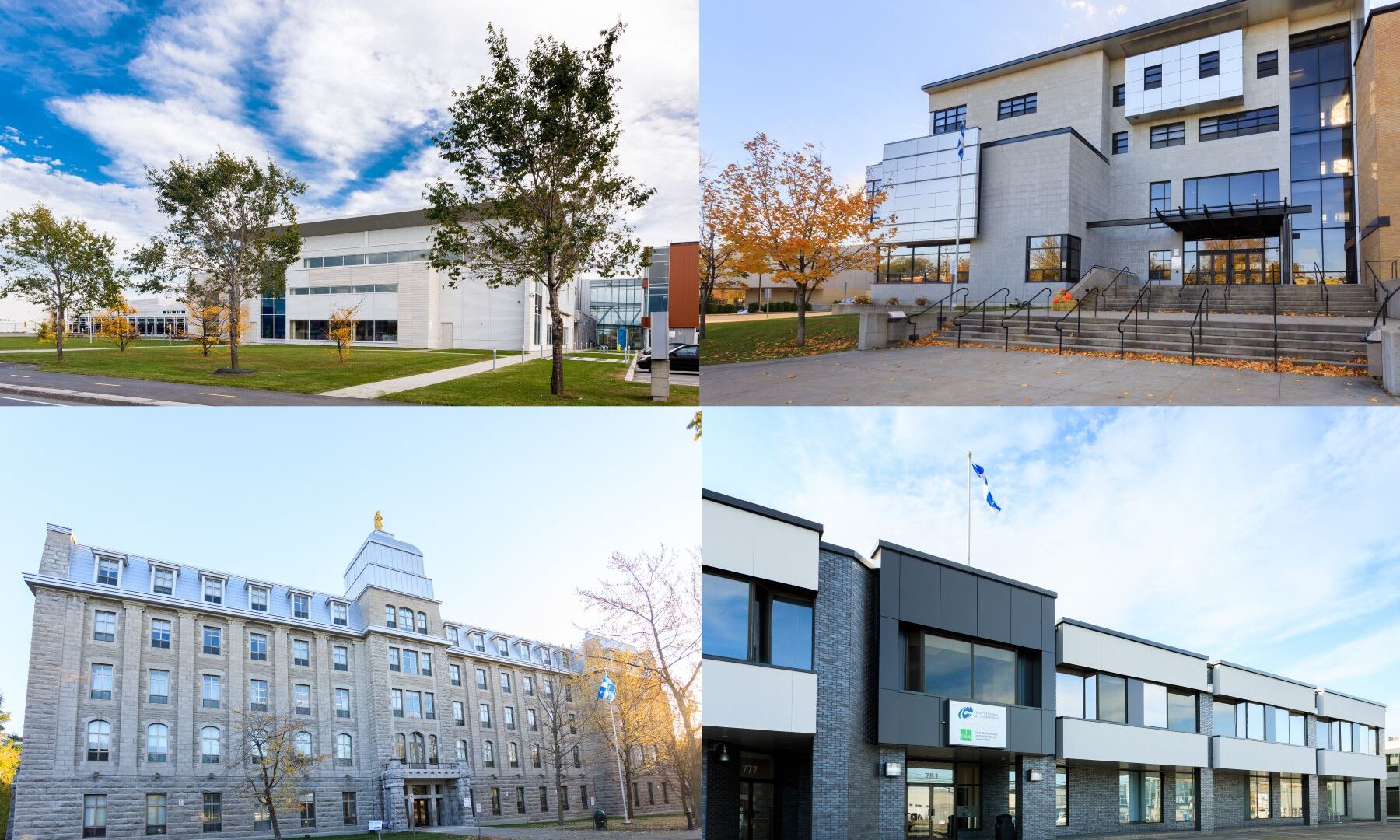 Les établissements du Cégep de Lanaudière. (Photo gracieuseté - Cégep de Lanaudière)