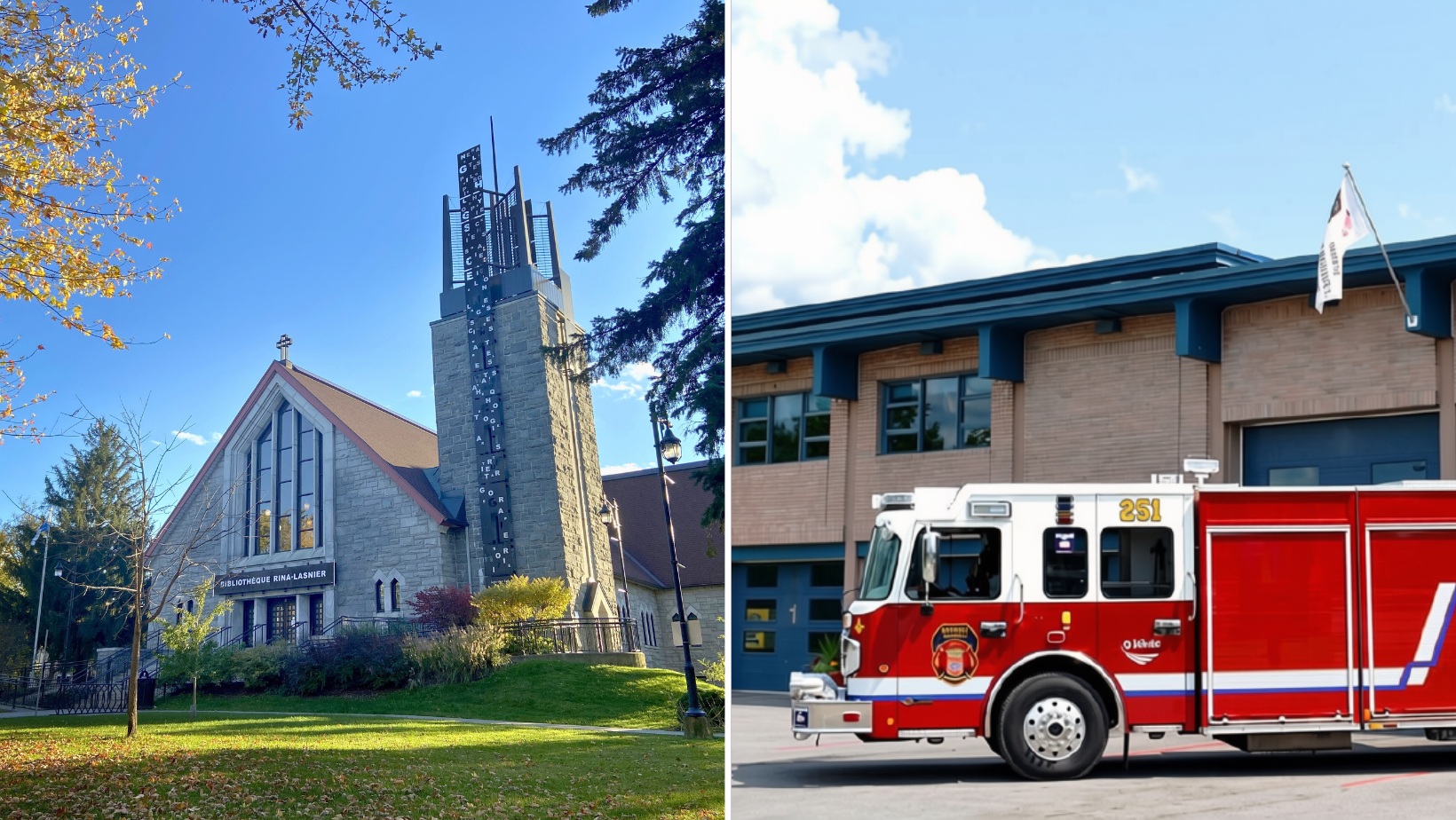 Saint-Charles-Borromée ne renouvelle pas l'entente pour bénéficier des services de la bibliothèque Rina-Lasnier et Notre-Dame-des-Prairies, celle avec le service incendie de Joliette. (Photo gracieuseté)