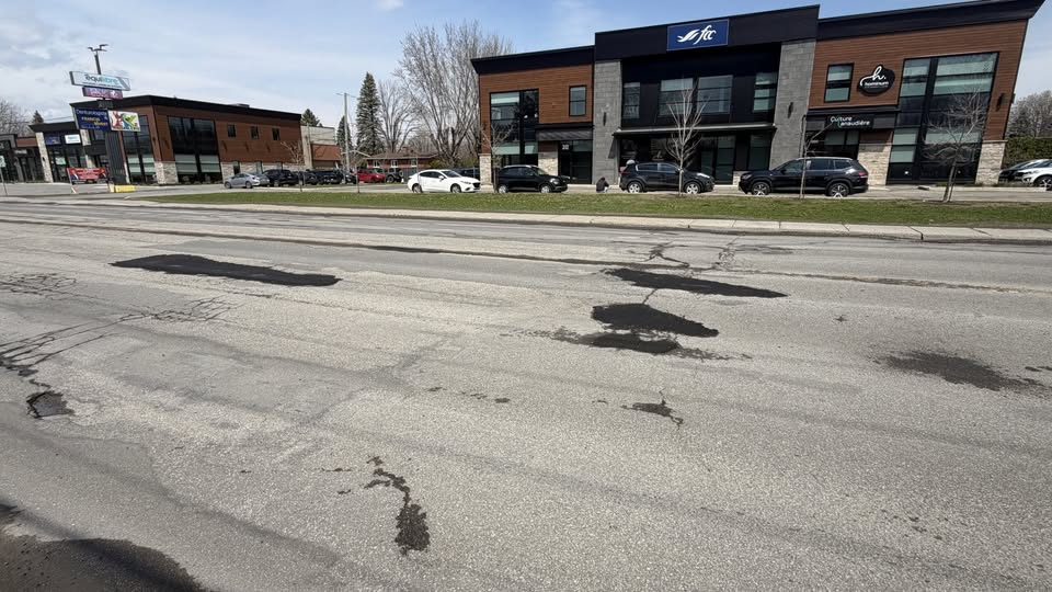 La Ville de Joliette a dénoncé le caractère insuffisant des interventions temporaires effectuées sur la rue Beaudry (route 343). (Photo gracieuseté)