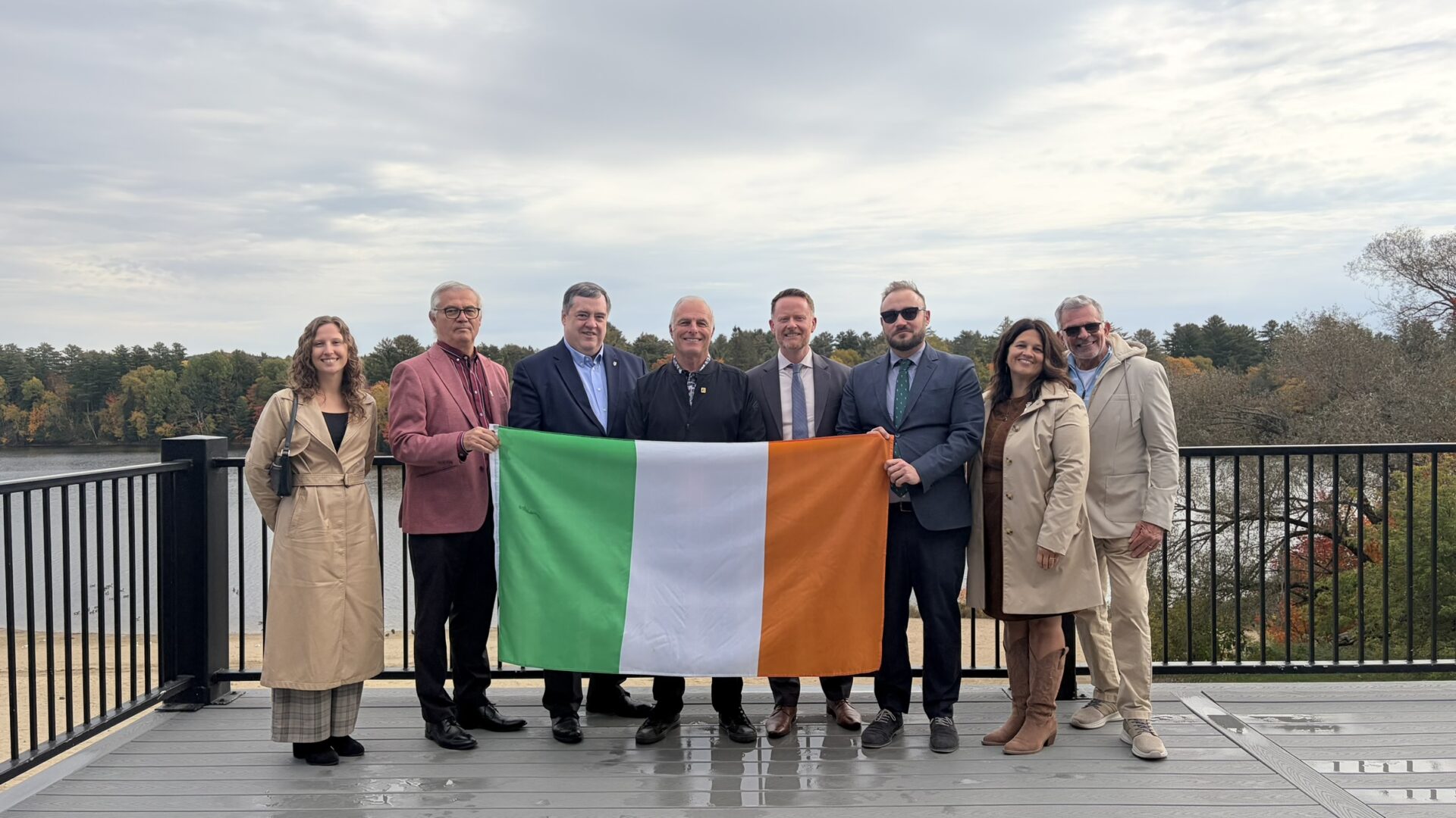 Elyna Bergeron, François Dauphin, Bryan O’Gallagher, Raymond Rougeau, William Barrett, Rory Geraghty, Stéphanie Labelle, Raynald Michaud. (Photo gracieuseté)