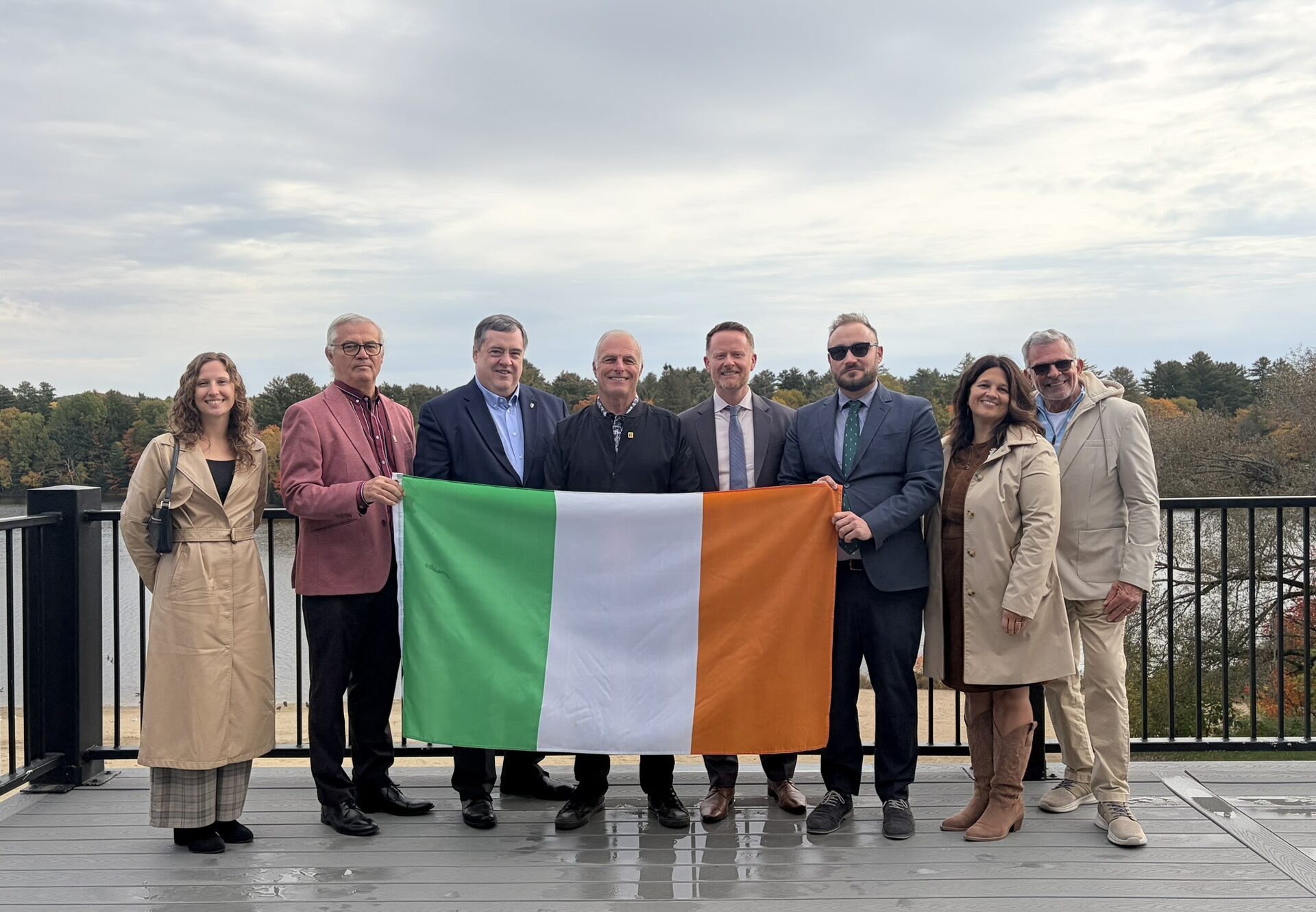 Elyna Bergeron, François Dauphin, Bryan O’Gallagher, Raymond Rougeau, William Barrett, Rory Geraghty, Stéphanie Labelle, Raynald Michaud. (Photo gracieuseté)