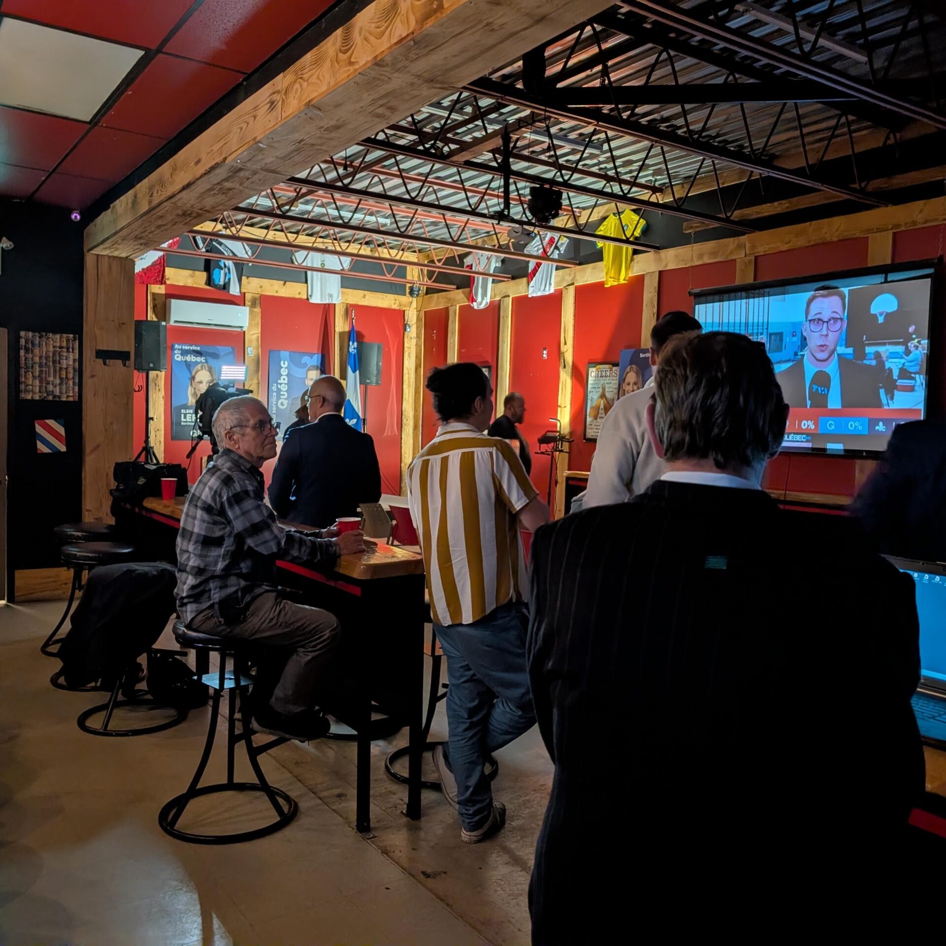 Le rassemblement du Parti québécois dans Berthier.