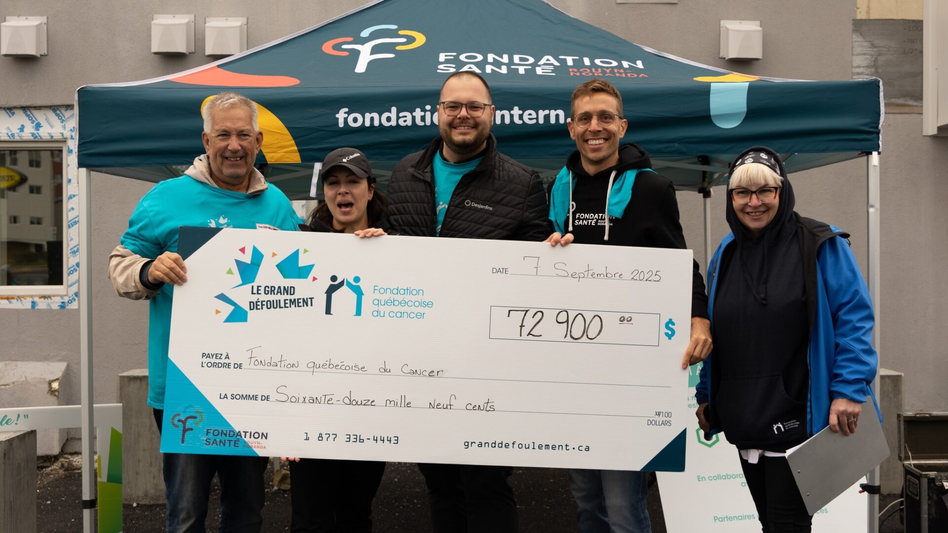 La Marche du Grand défoulement a permis de recueillir 73 000 $ au profit de la Fondation québécoise du cancer.

Photo gracieuseté.