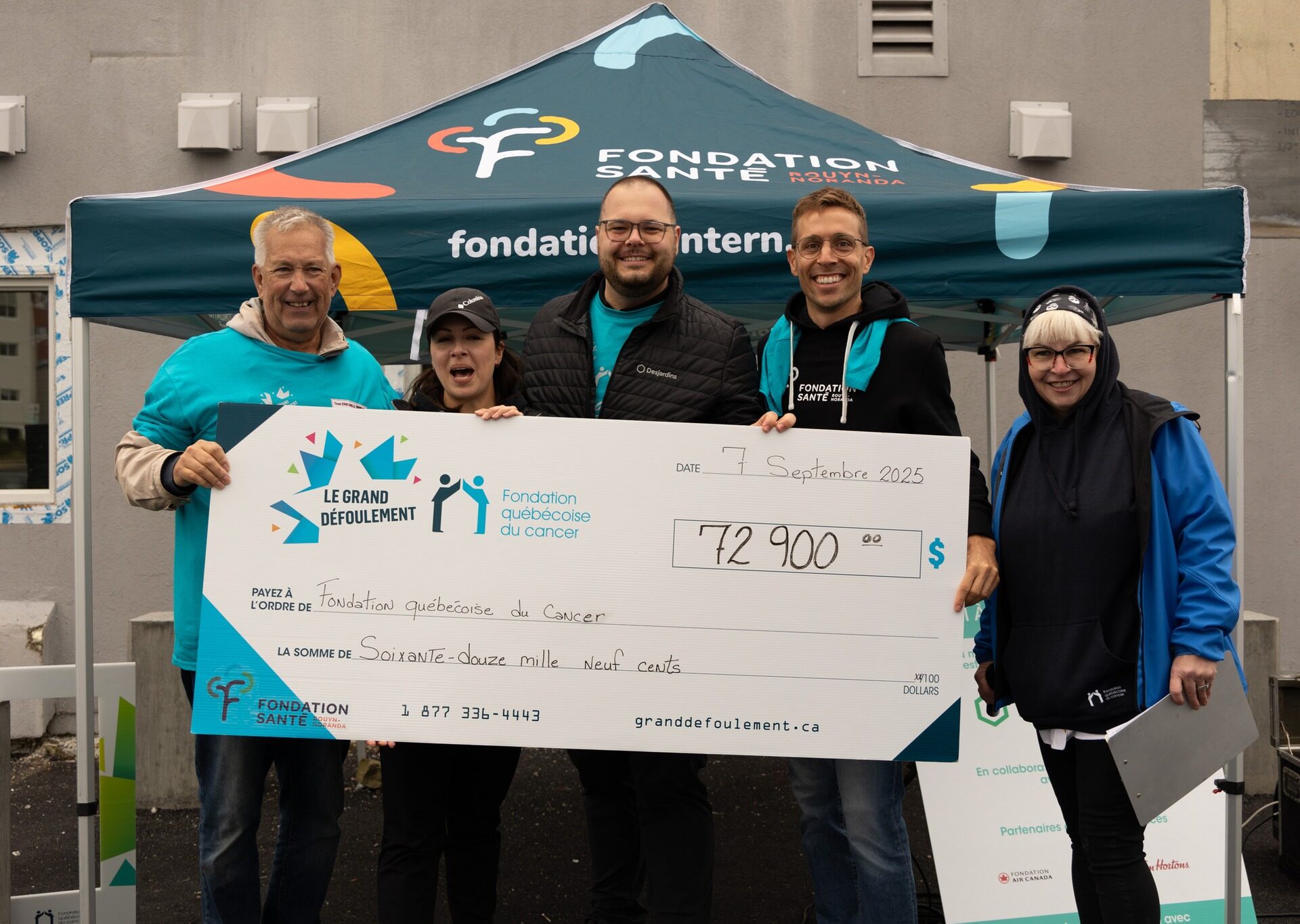 La Marche du Grand défoulement a permis de recueillir 73 000 $ au profit de la Fondation québécoise du cancer.

Photo gracieuseté.