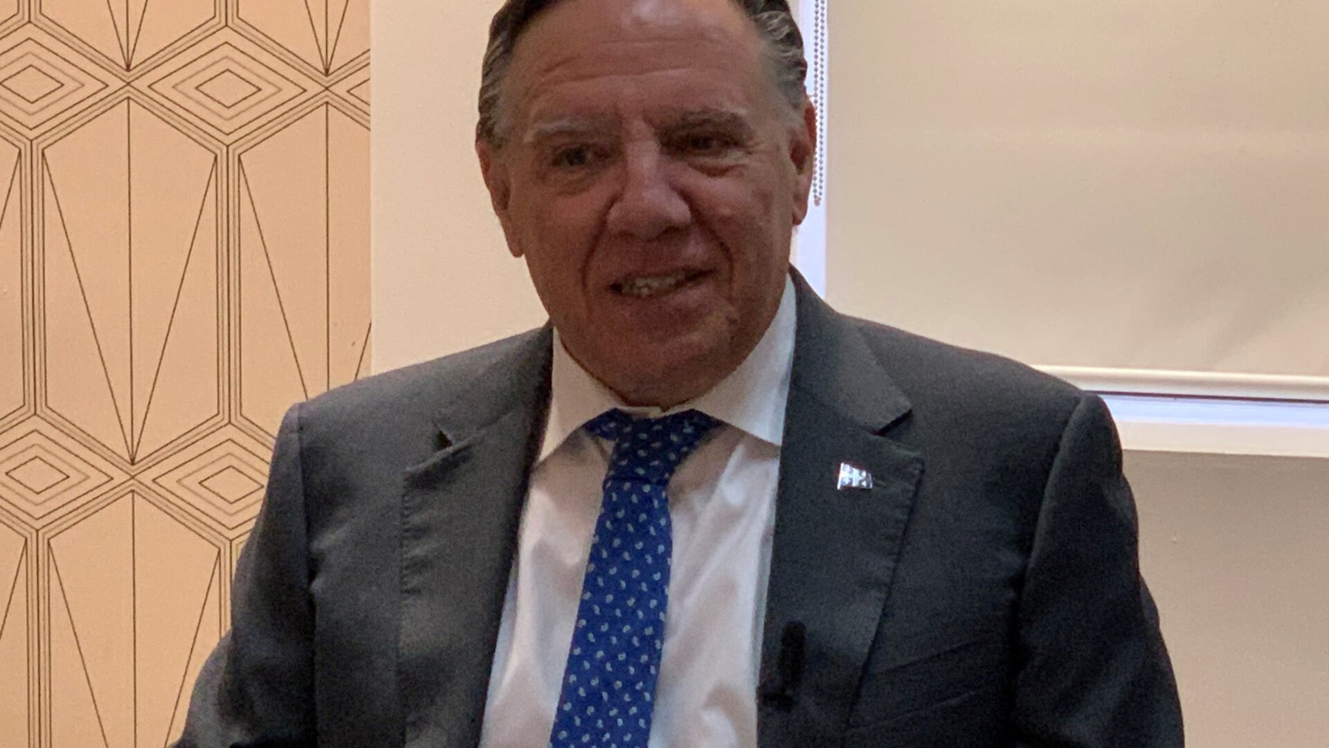 François Legault en visite dans notre région le 19 septembre.

Photo Le Citoyen — archives.