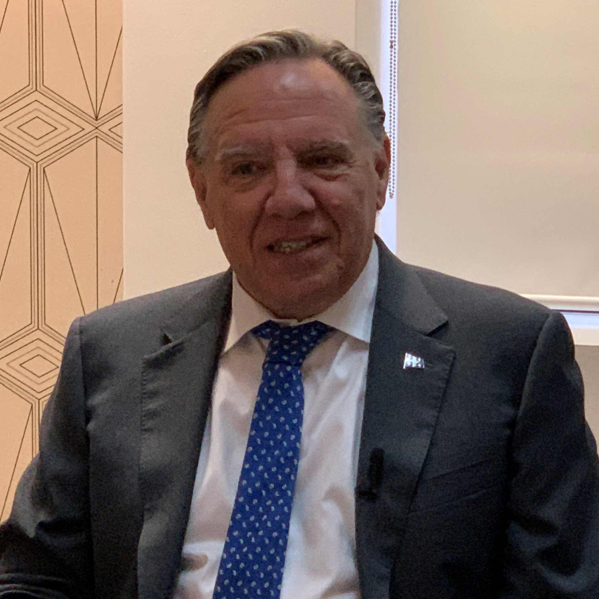 François Legault en visite dans notre région le 19 septembre.

Photo Le Citoyen — archives.