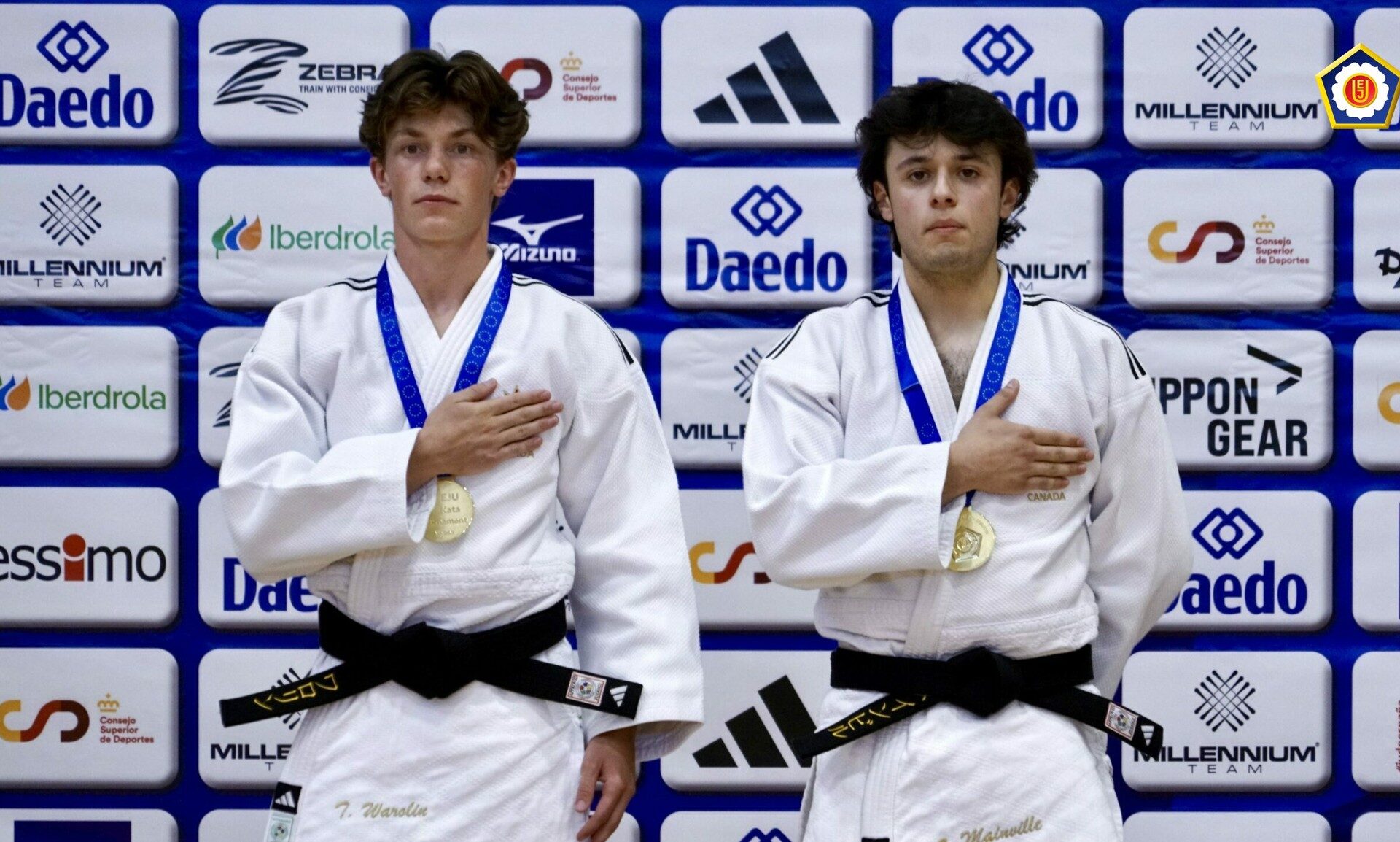 Deux judokas de Rouyn-Noranda brillent à Madrid.

Photo gracieuseté.