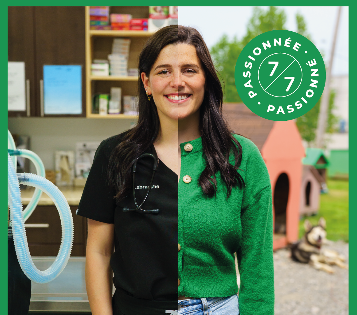Justine Labranche est l’une des six personnalités mises en valeur dans le cadre de la campagne Passionné.es 7/7. Photo gracieuseté CCVD