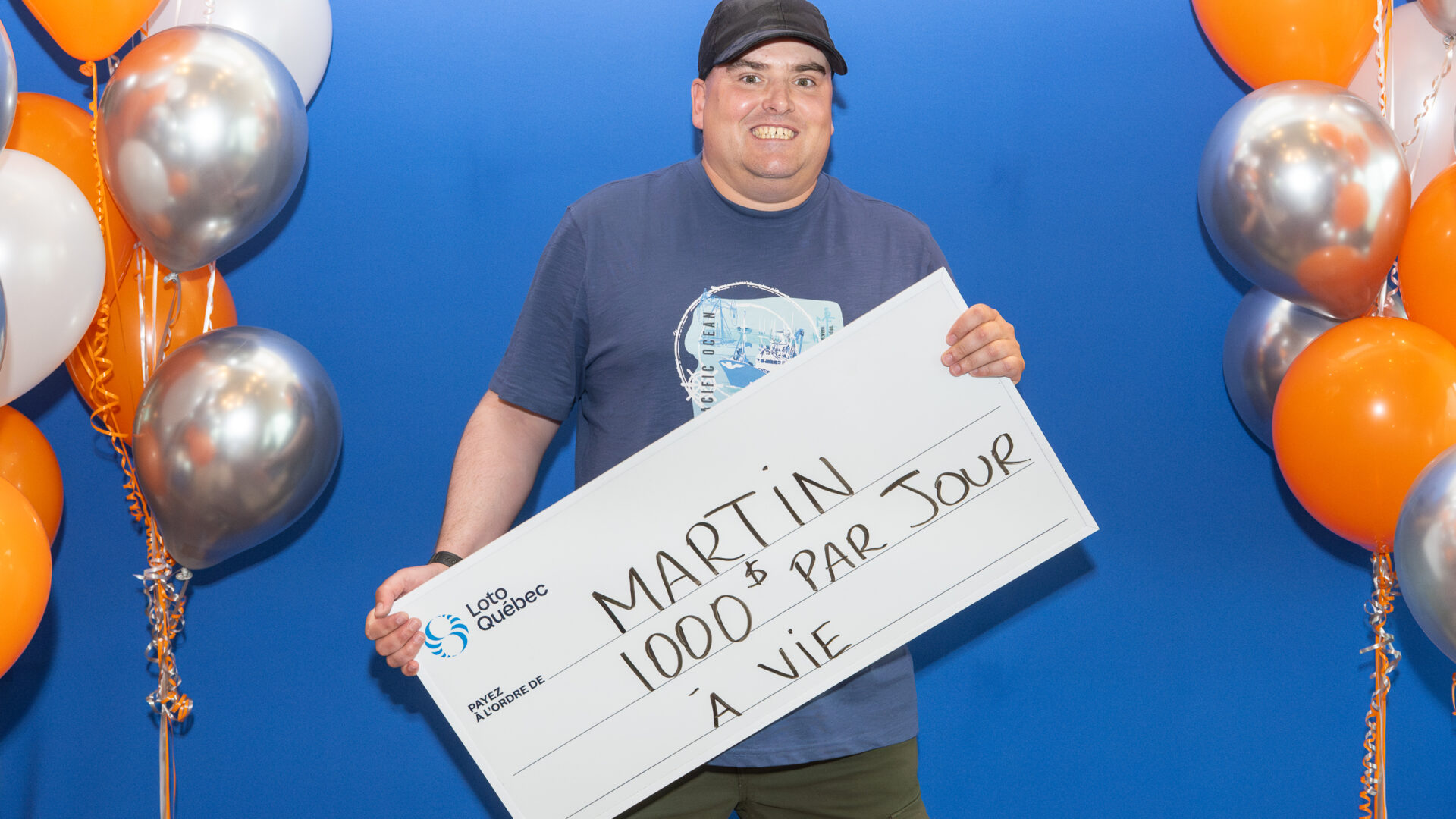 Le gagnant normétalien, Martin Gauthier.

Photo gracieuseté.