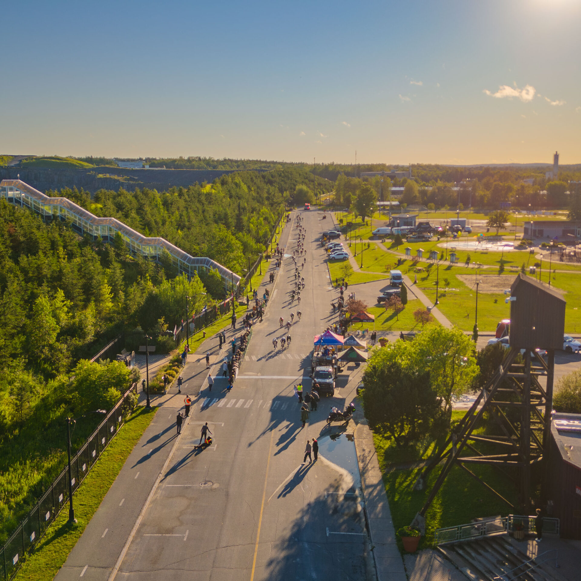 Ce Tour de l’Abitibi fut l’occasion de contempler nos beaux paysages (ici la 4e étape Malartic-Cadillac).

Photo gracieuseté.