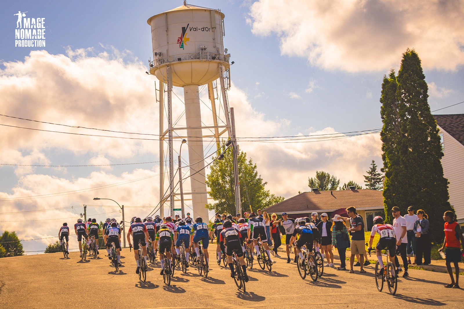 Triplé français sur la sixième étape du Tour de l'Abitibi hommes.

Photo gracieuseté.