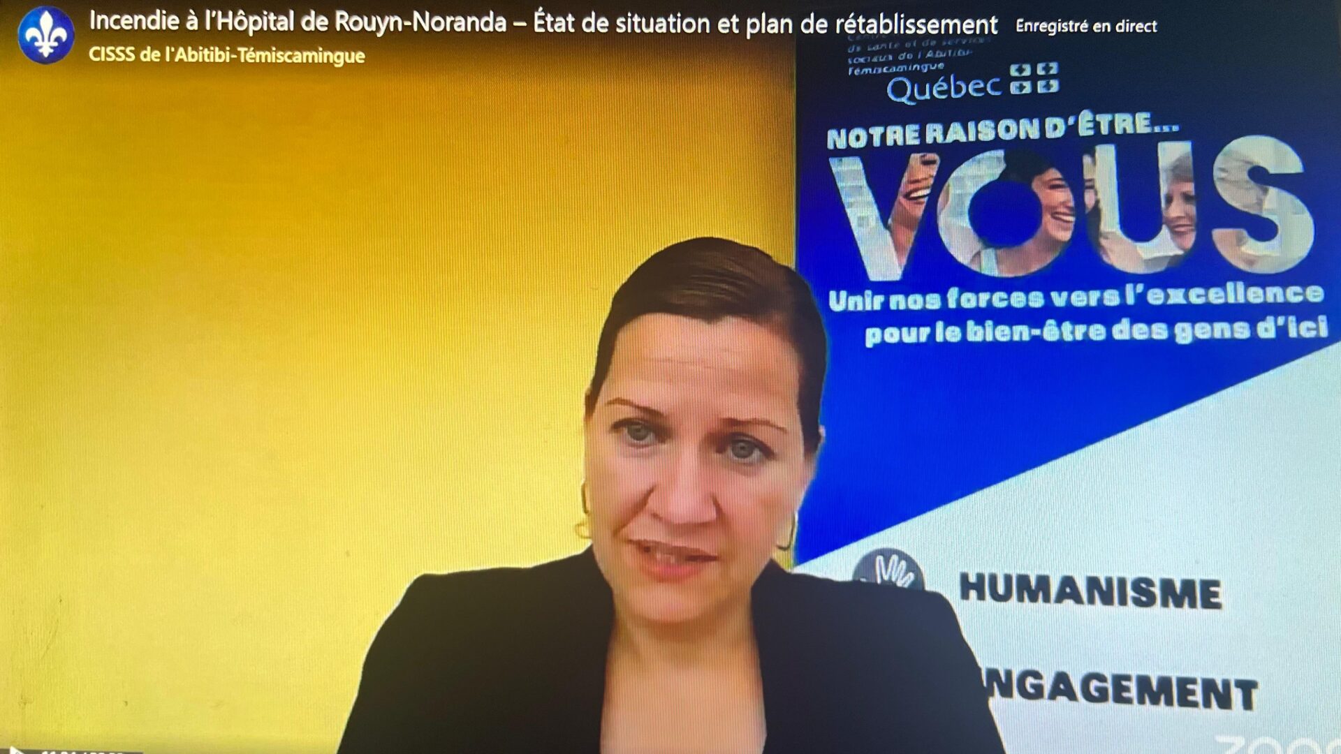 Le CISSSAT fait le point sur l’état de la situation, dix jours après l’incendie. 

Crédit Photo: Gracieuseté   