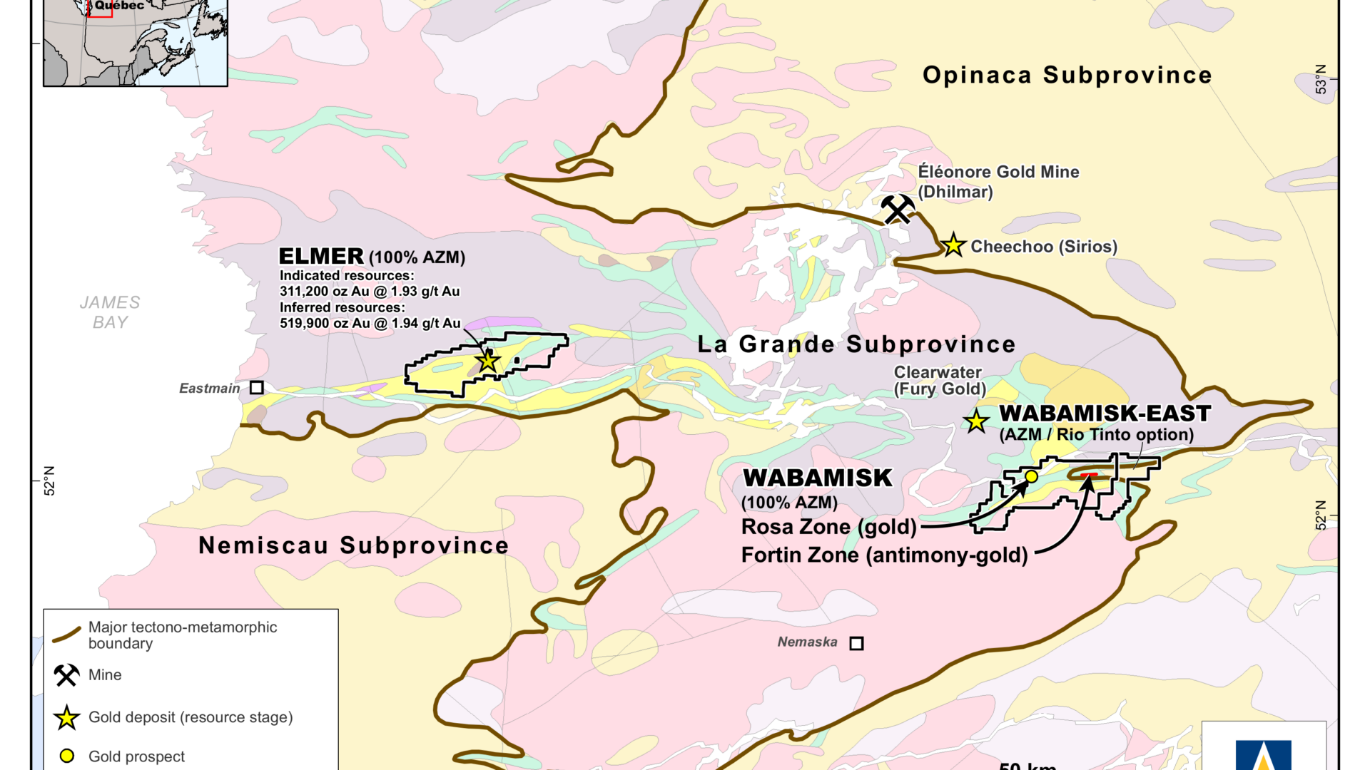 Emplacement de la propriété Wabamisk.

Photo gracieuseté.
