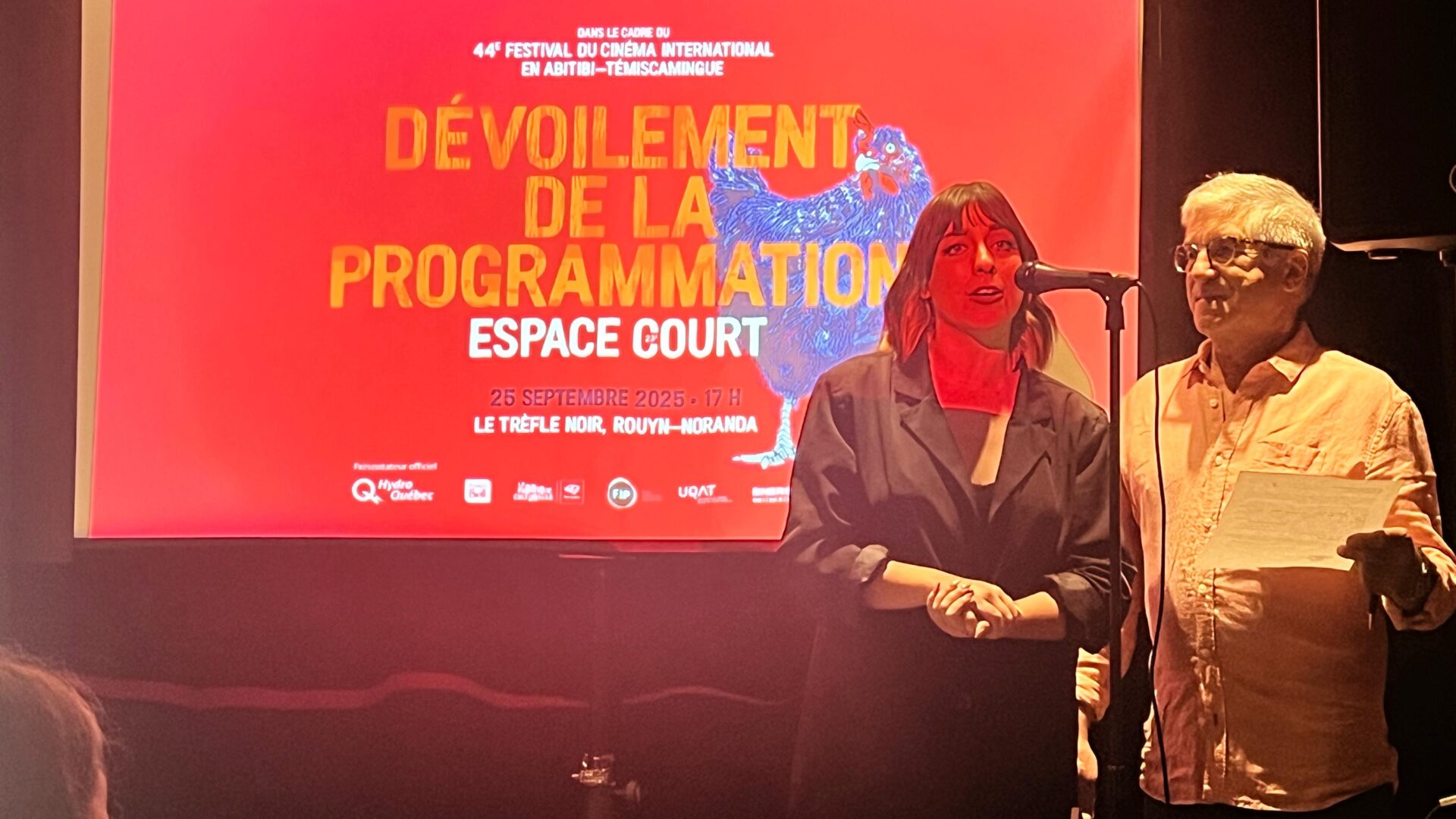 BV : 13 des 20 courts métrages sont des productions québécoises.

Crédit Photo : Le Citoyen — Ricardo Junior Emmanuel 

