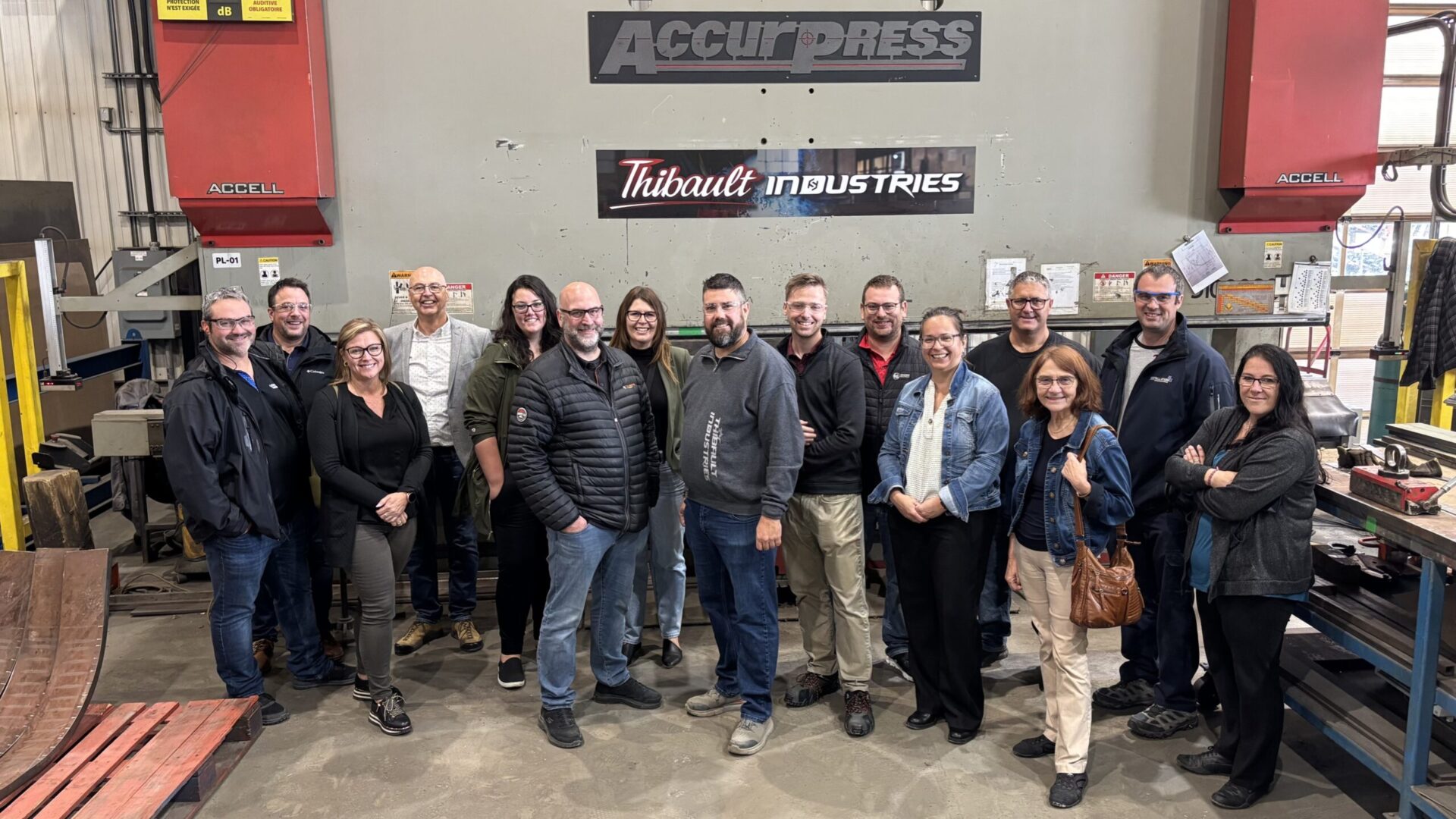 Visite collective de Thibault Industries.

Photo gracieuseté.