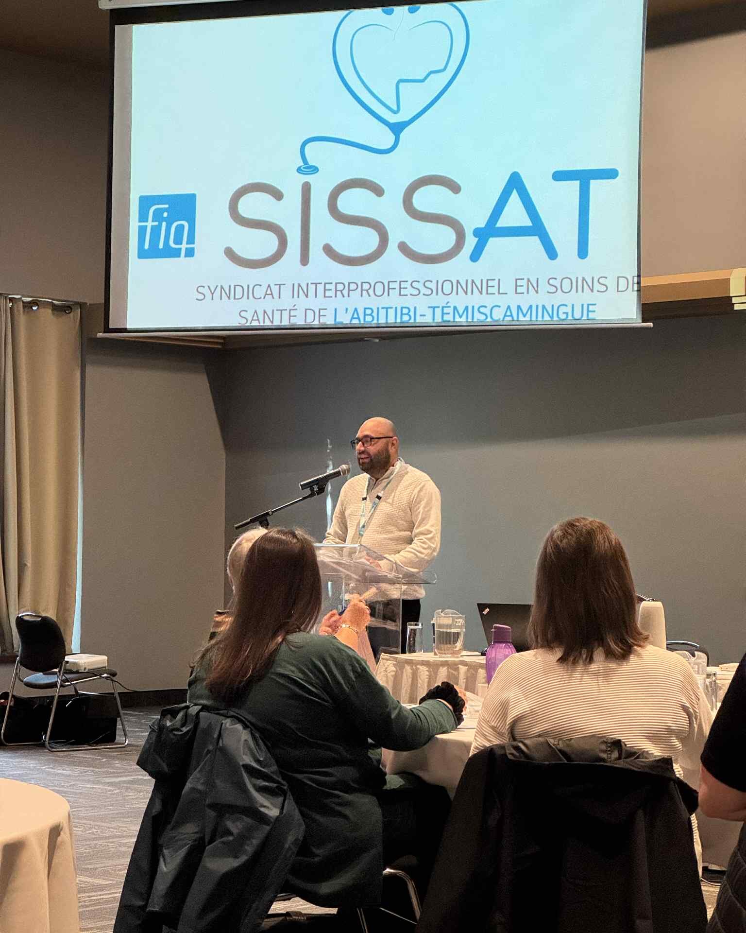 Jean-Sébastien Blais président de la FIQ-SISSAT
Photo FIQ-SISSAT
