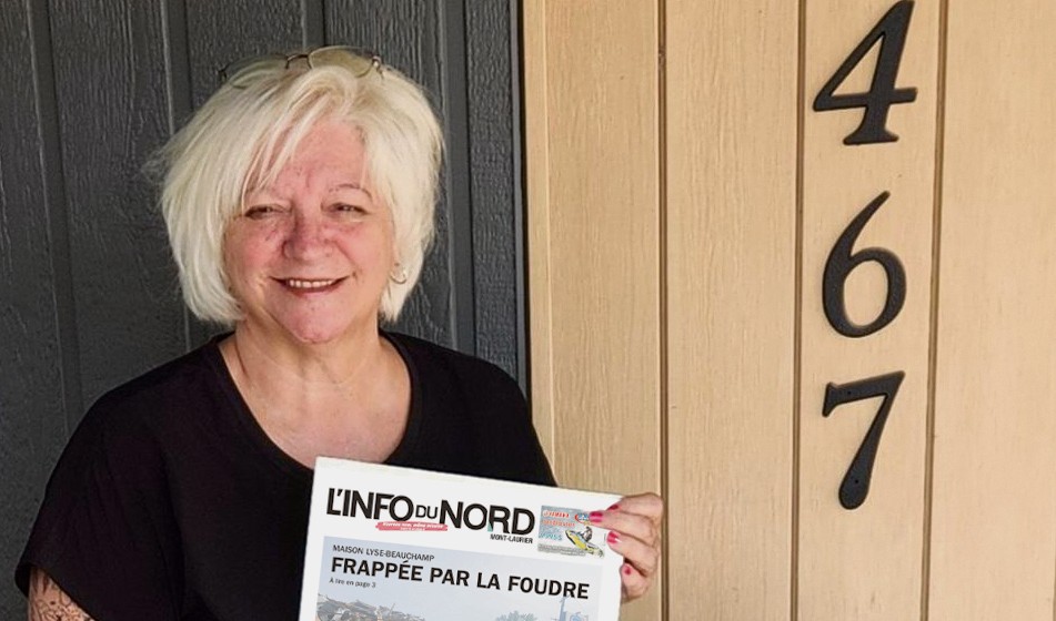 Joëlle Bélisle, nouvelle éditrice de L'info du Nord - Mont-Laurier. Photo Médialo