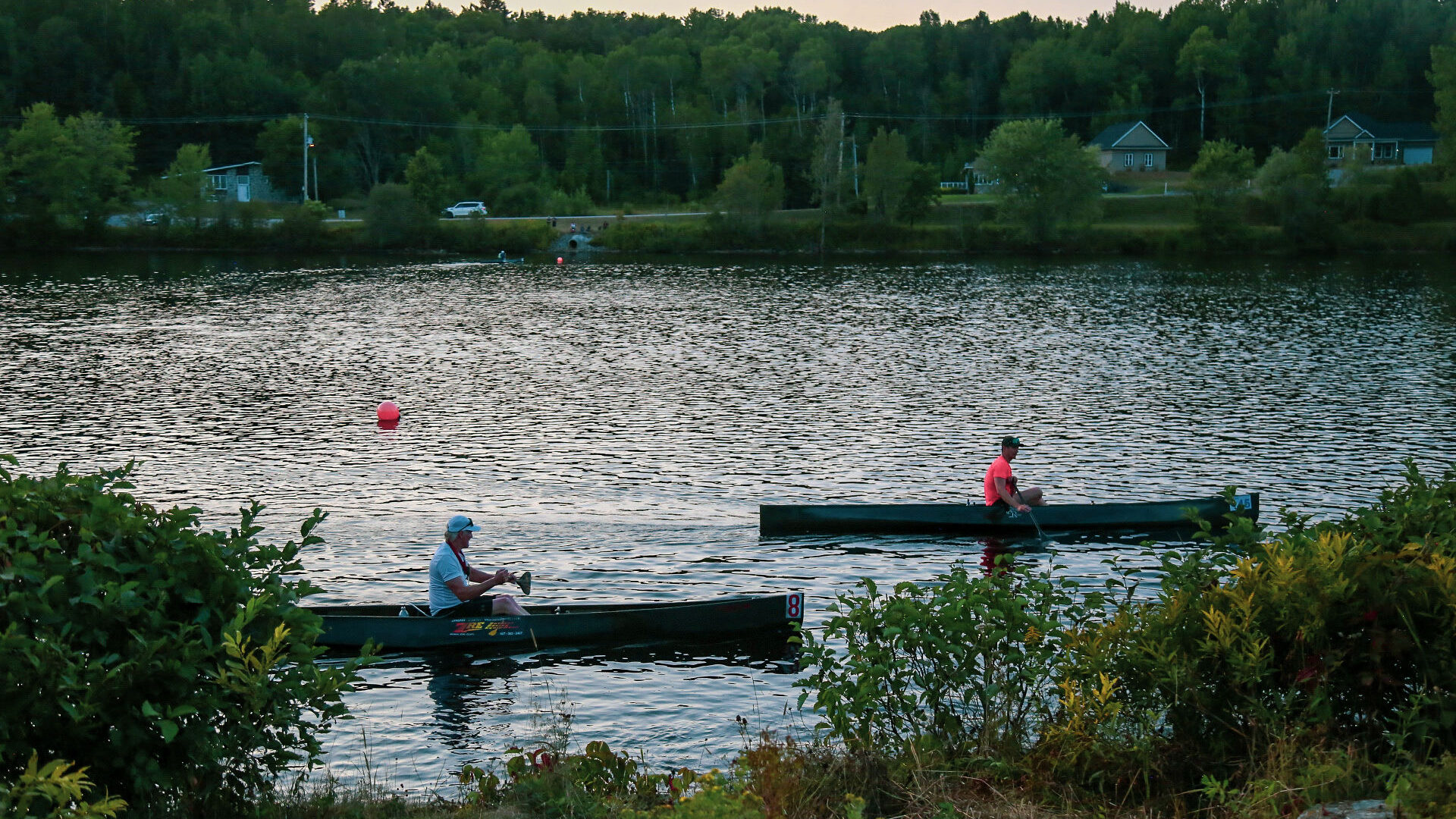 Quelques clichés de la fin de semaine de course en canot. 
@CP: Photo gracieuseté- Bobby Bazini
