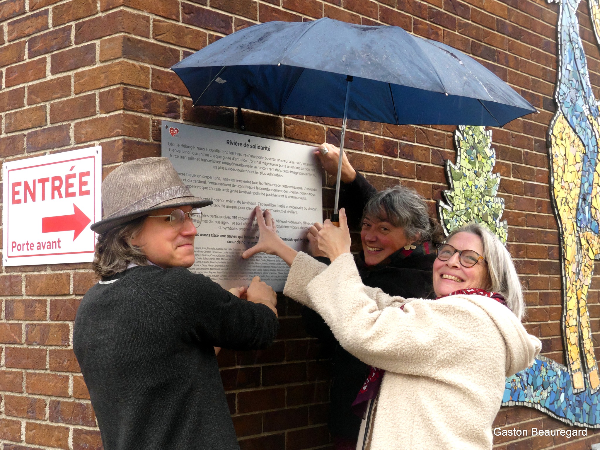 Le Centre d’action bénévole Léonie-Bélanger inaugure son œuvre ...