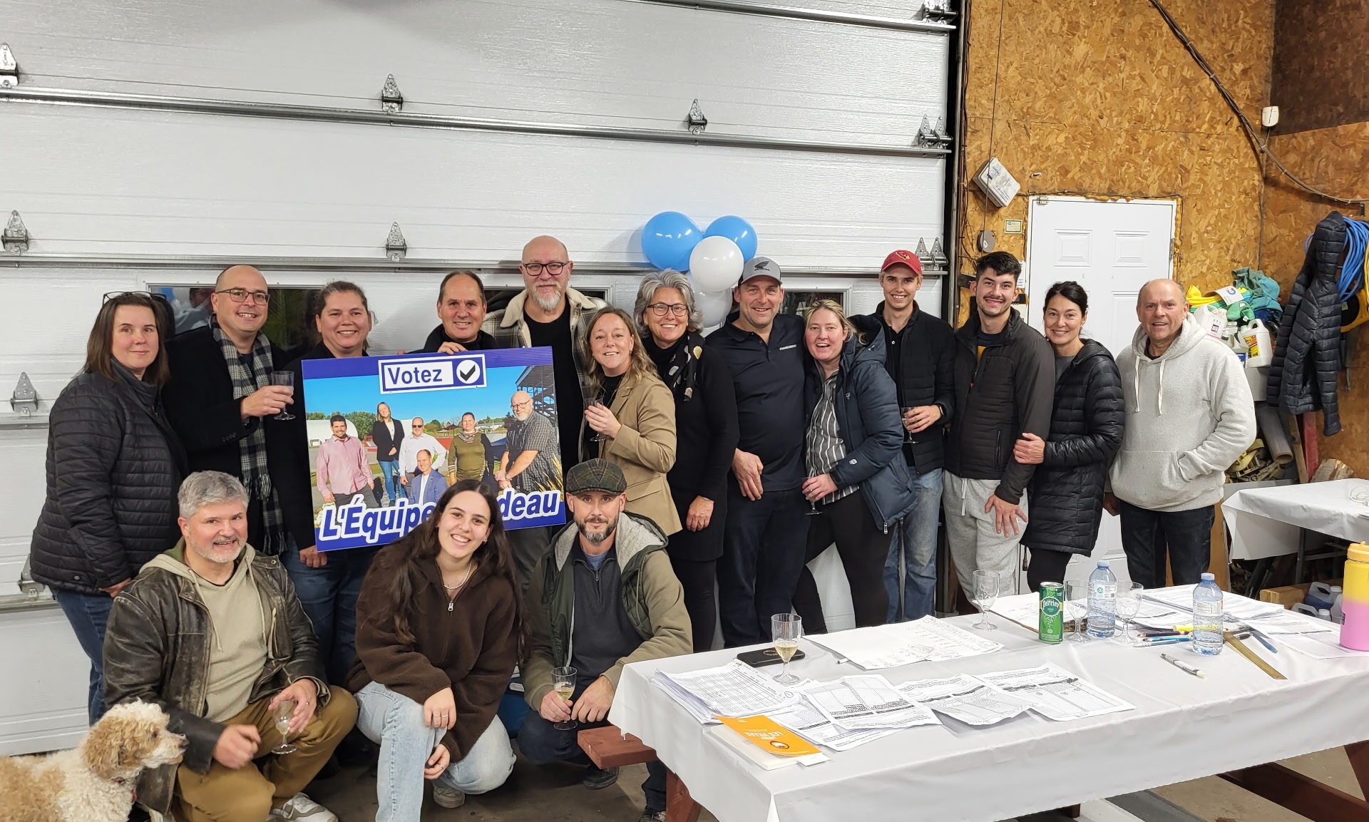 Mario Rondeau a été élu à la mairie de Saint-Thomas avec toute son équipe. (Photo Médialo - Jason Joly