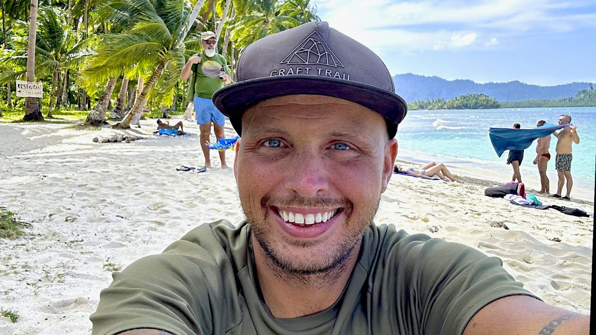 Les gens reconnaissent Samuel Rochon, comme ici : souriant et fonceur face aux défis que lui tend la vie. Photo gracieuseté – Samuel Rochon