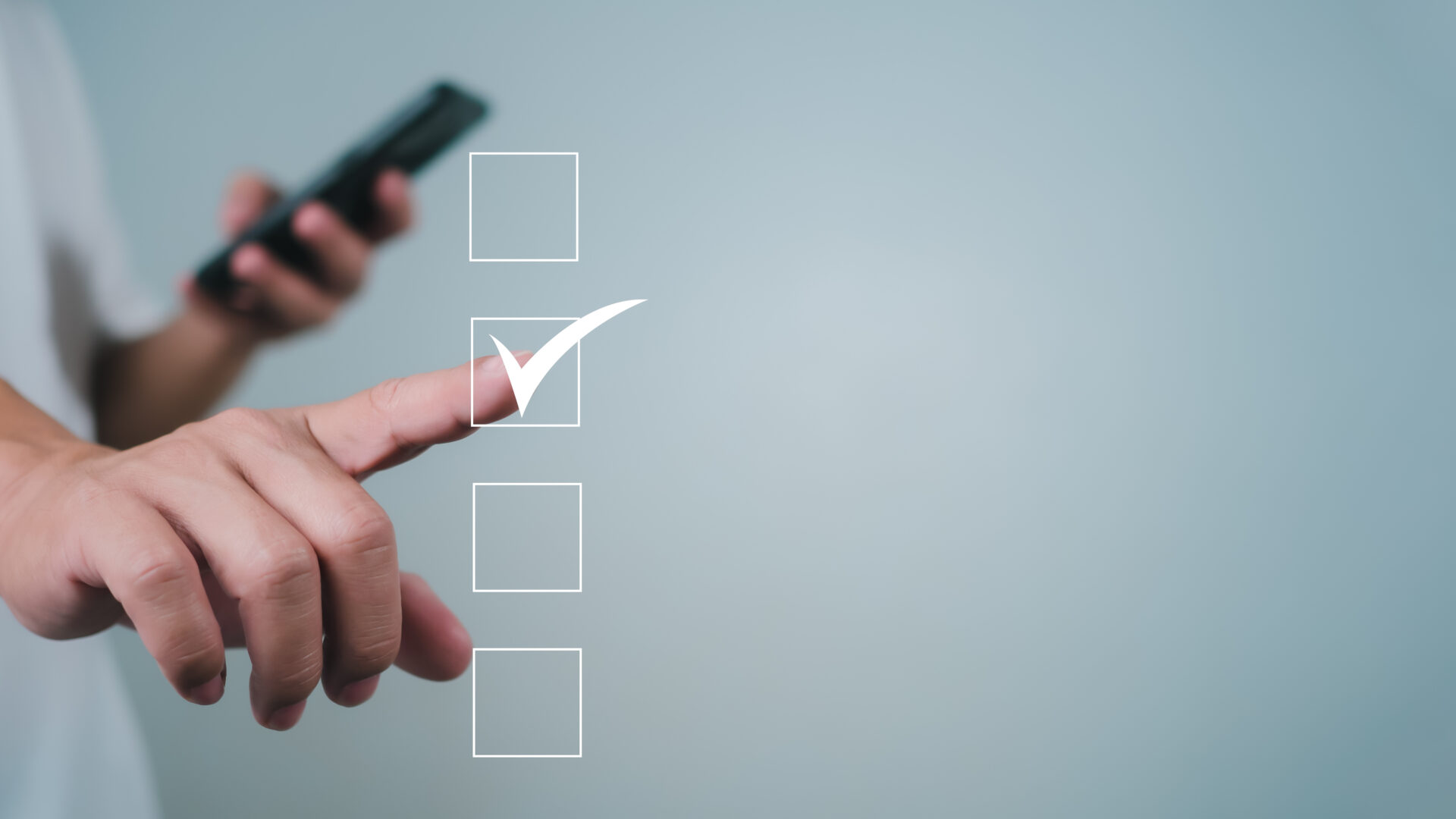Checklist and filling survey form online. Document management system, DMS. Quality control and accuracy Check