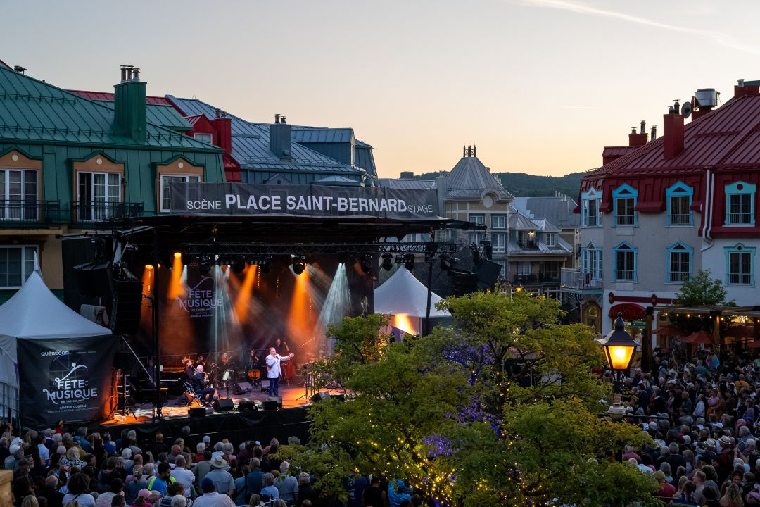 Marc Hervieux à la Fête de la musique de Tremblant. / Photo: Gary Yee