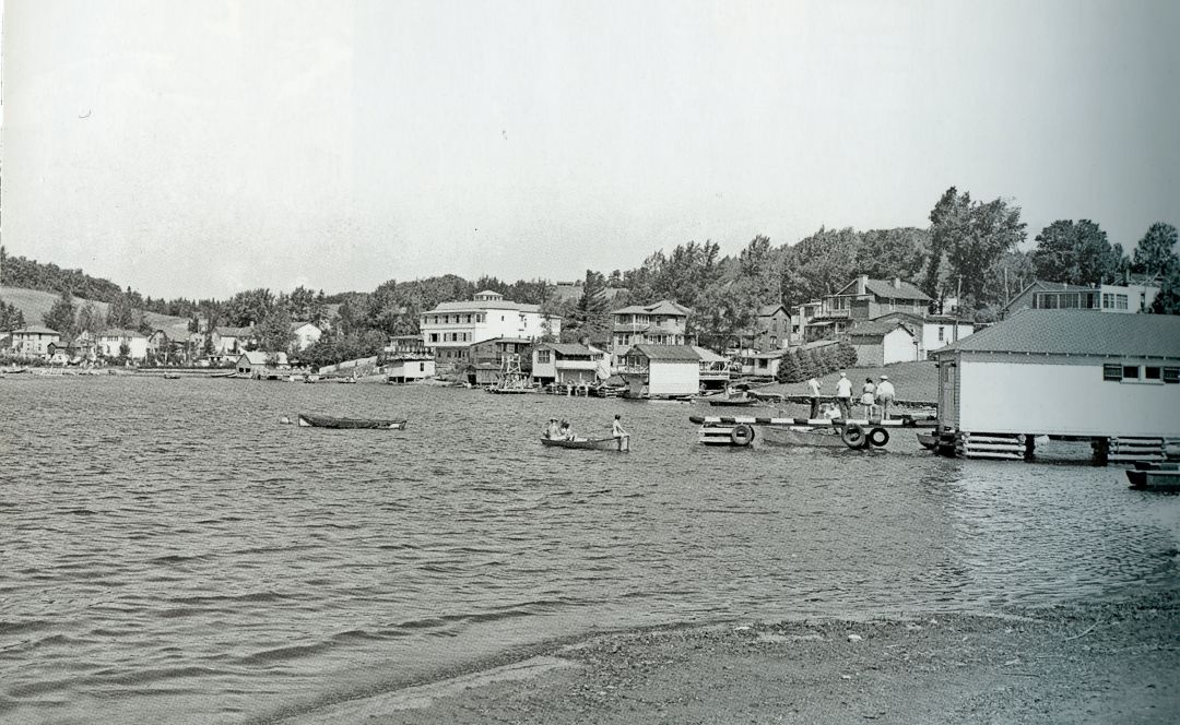 Lac des Sables, collection Marcel Paquette, vers 1920 / Photo: SOPABIC