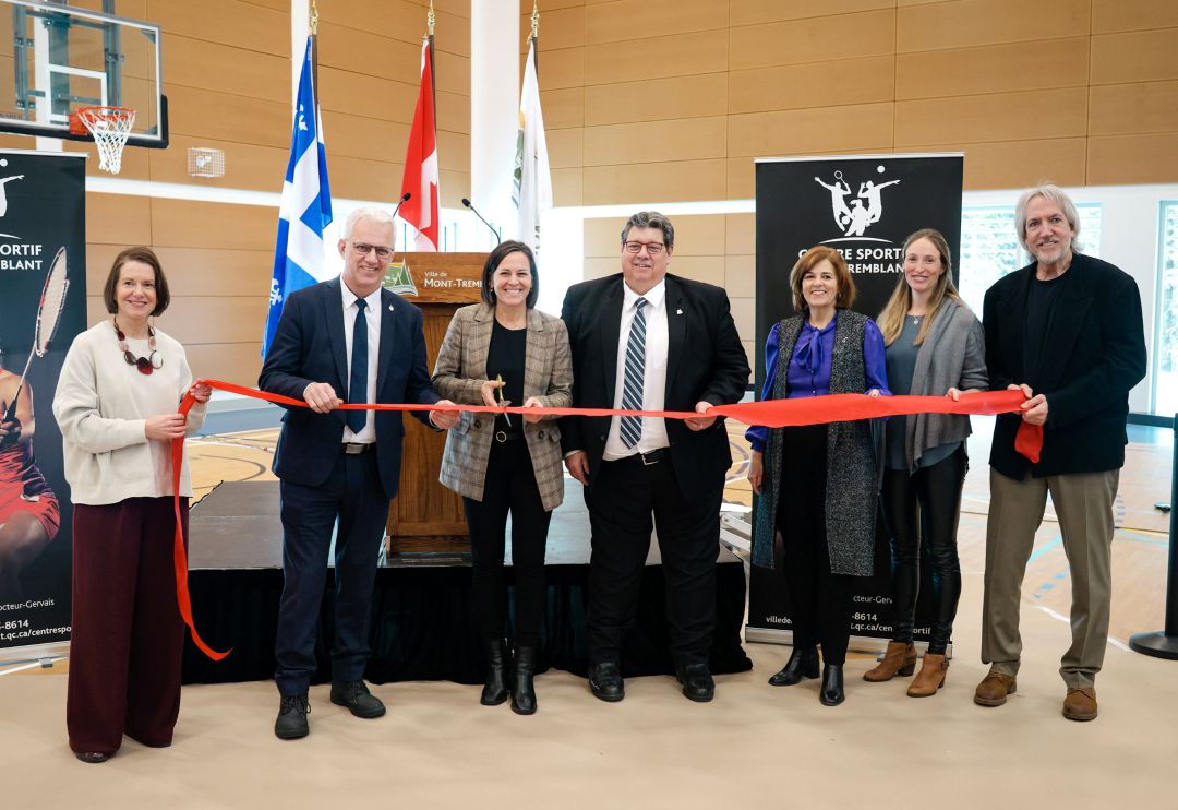 Inauguration du Centre sportif de Mont-Tremblant / Photo: gracieuseté