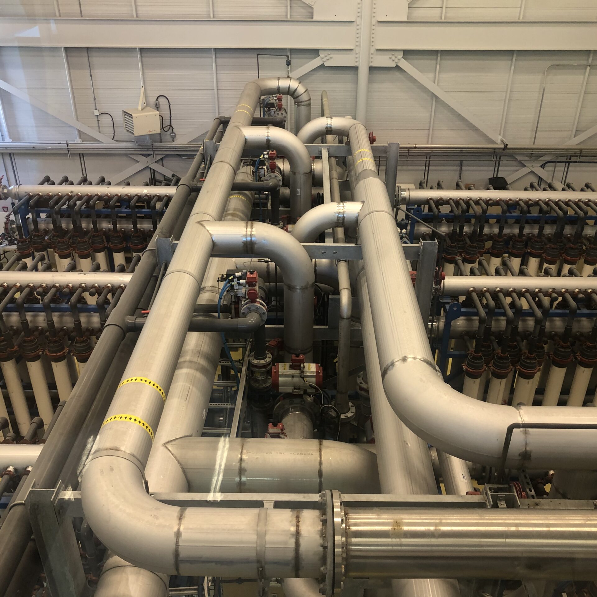 L’usine de filtration de l’eau potable de Sainte-Agathe-des-Monts 
Photo Médialo – Gabrielle Sarthou 
