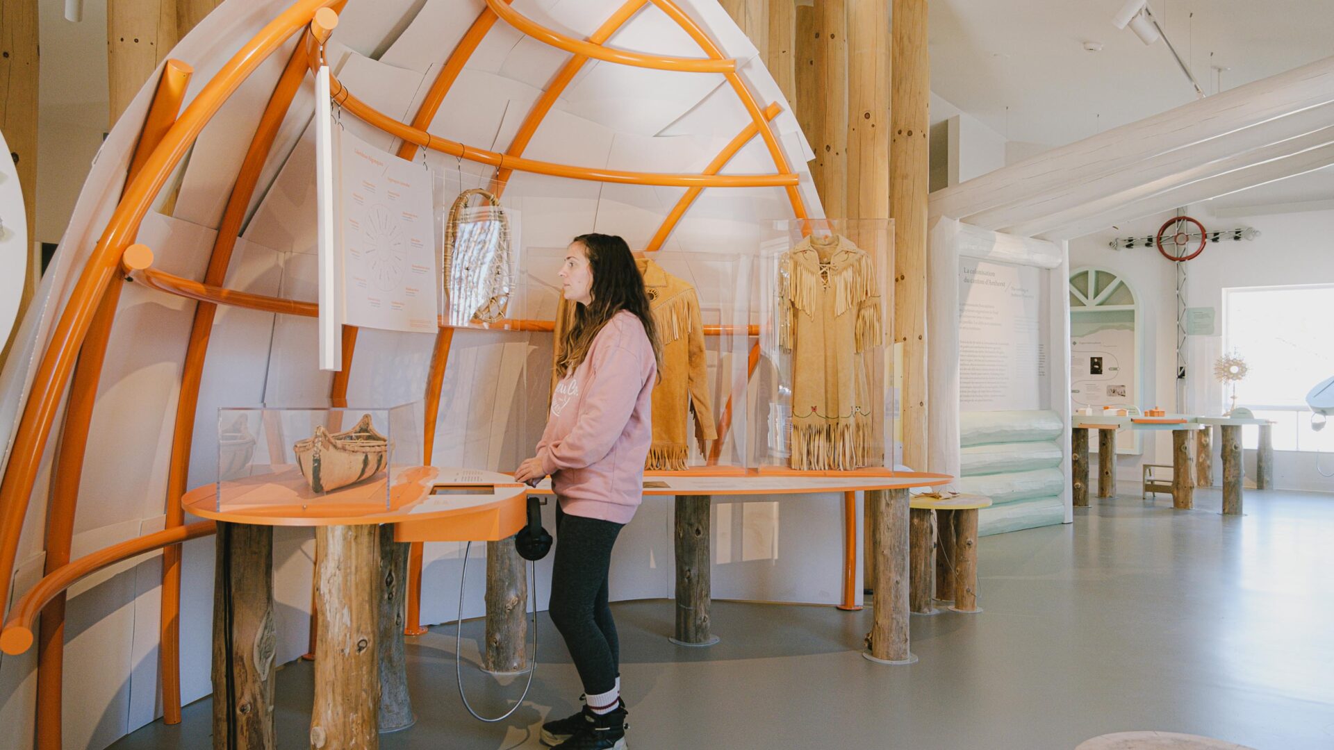 Le Centre d’interprétation du territoire d’Amherst.
(Photo Samuel Choquette)
