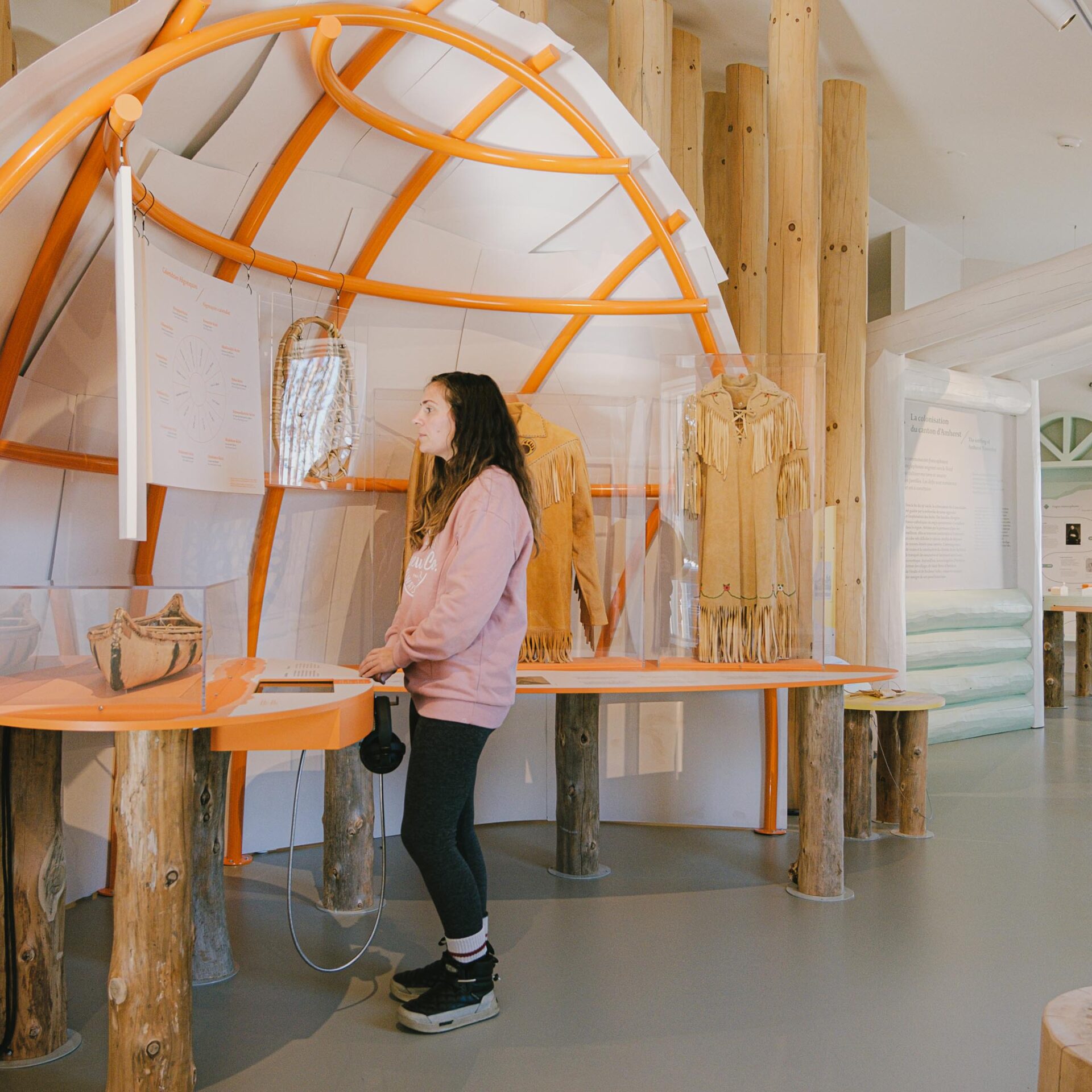 Le Centre d’interprétation du territoire d’Amherst.
(Photo Samuel Choquette)
