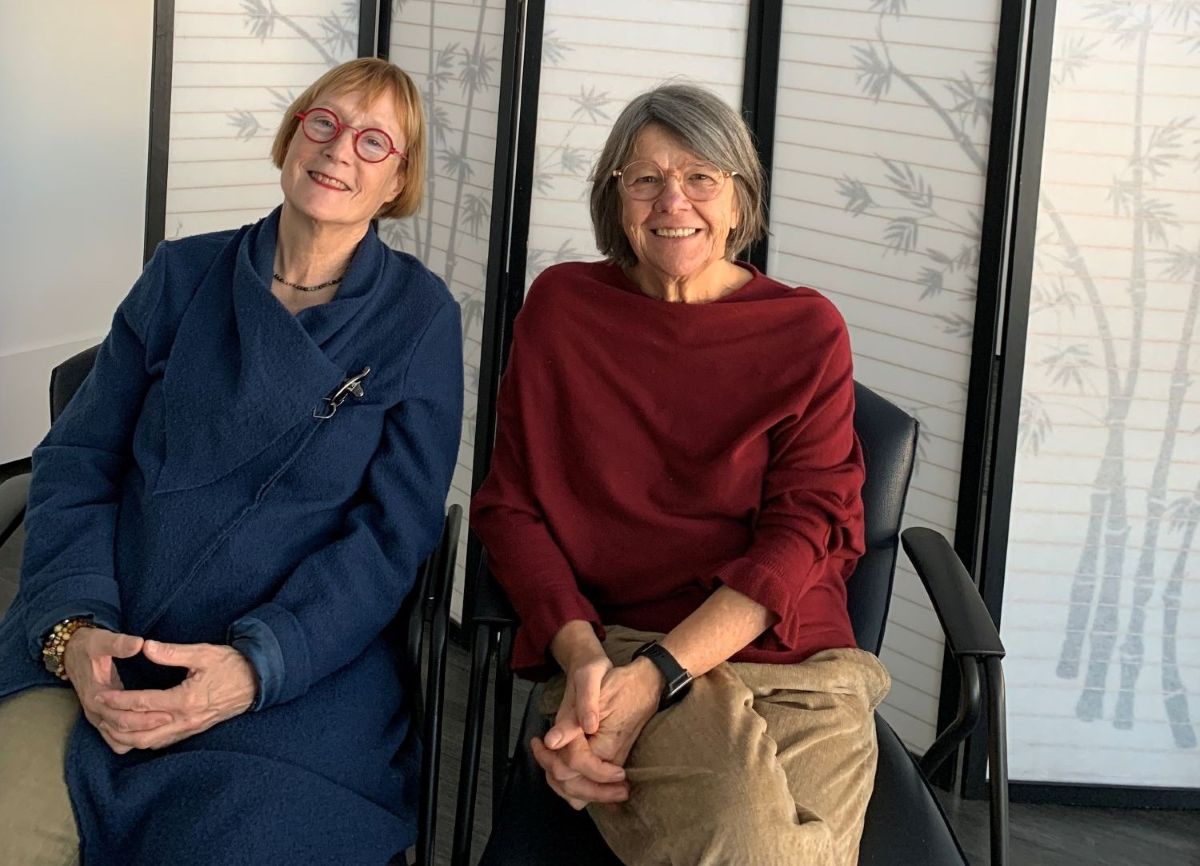 Denise Audet et Lise Morin, bénévoles pour Palliacco. Photo gracieuseté