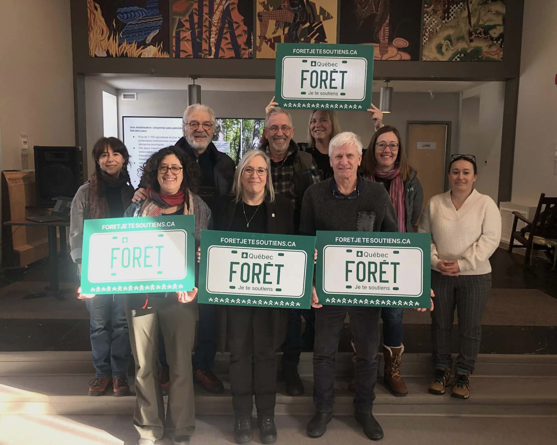 Val-des-Lacs se mobilise. Photo Gabrielle Sarthou 