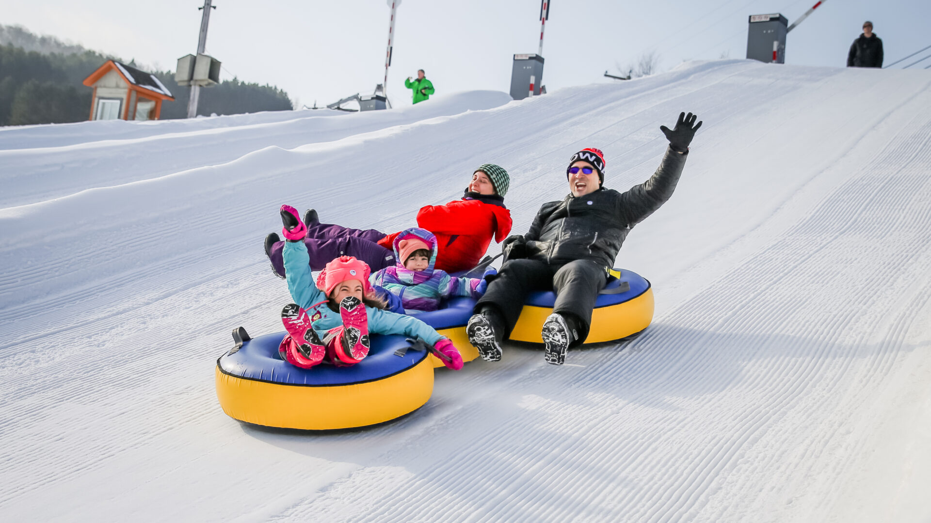 Glissades à Aventures Neige. Photo gracieuseté